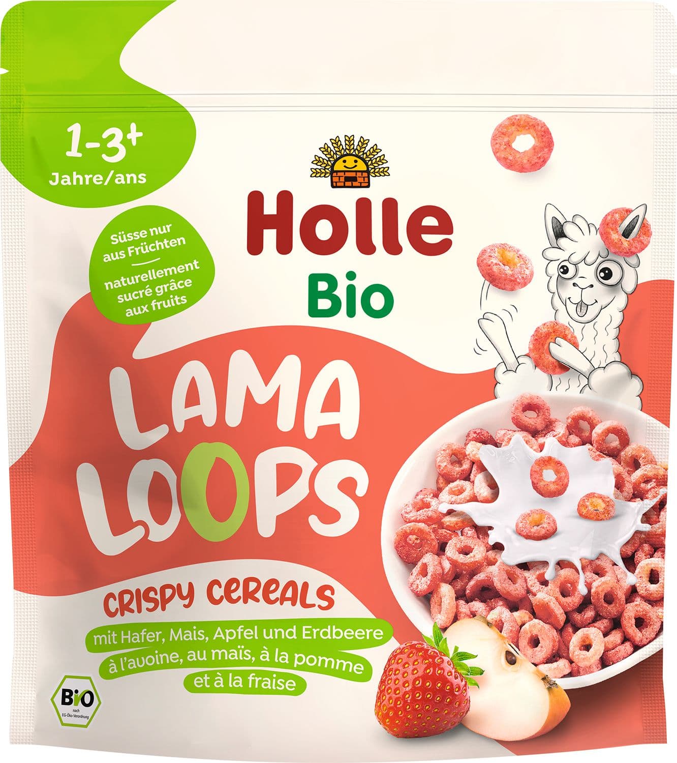 Holle Bio Lama Loops Crispy Cereals