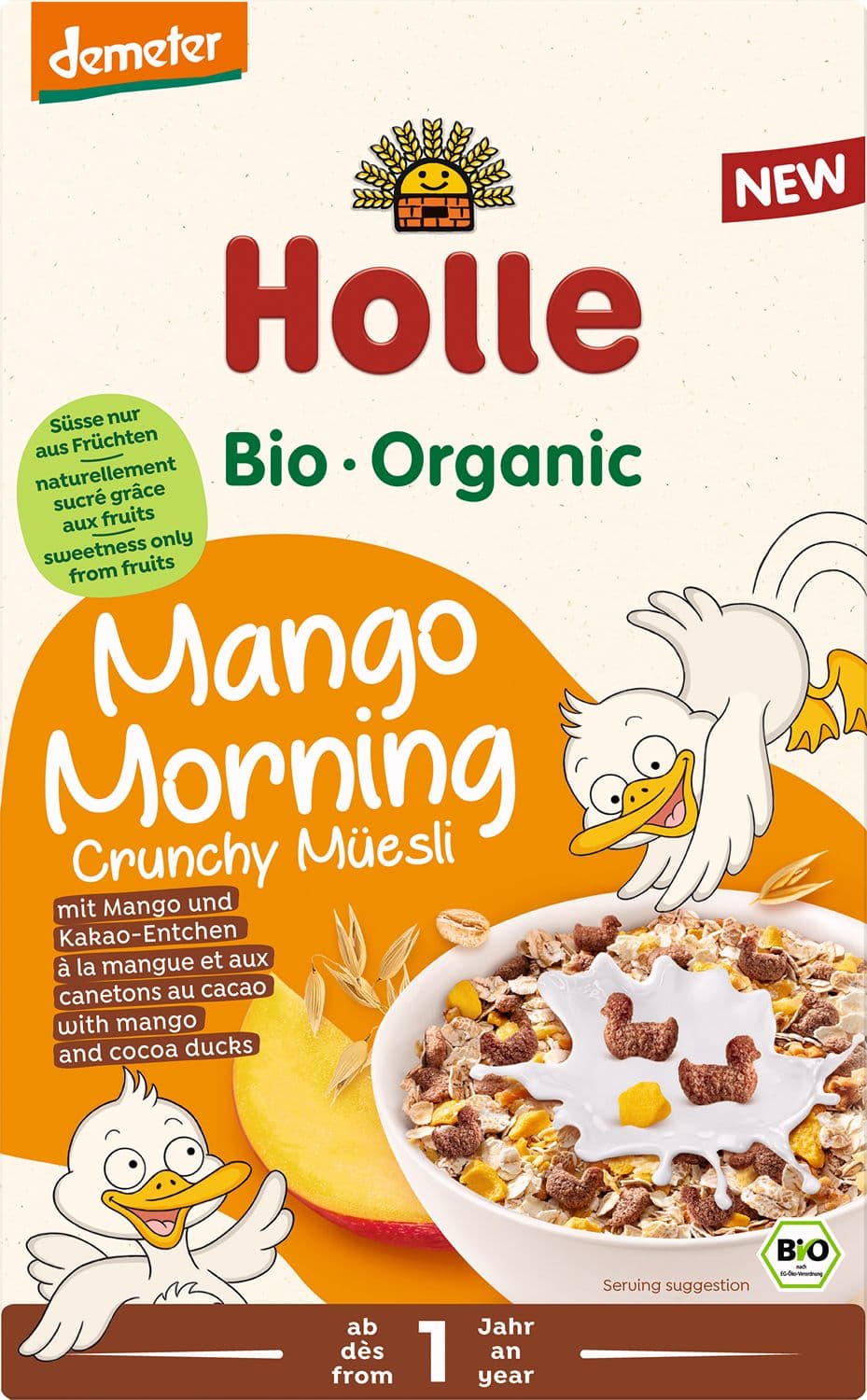 Holle Bio Demeter Mango Morning Crunchy Müesli
