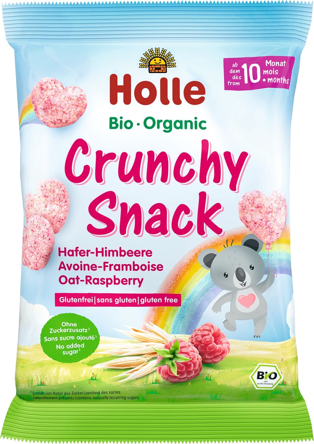 Holle Bio Crunchy Snack Hafer-Himbeere