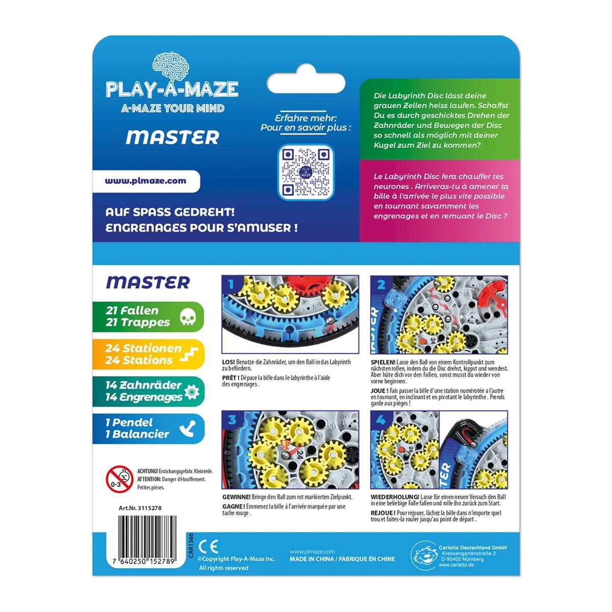Produktbild PLAY-A-MAZE Labyrinth Travel Disc MASTER (d,f) 3 von 3