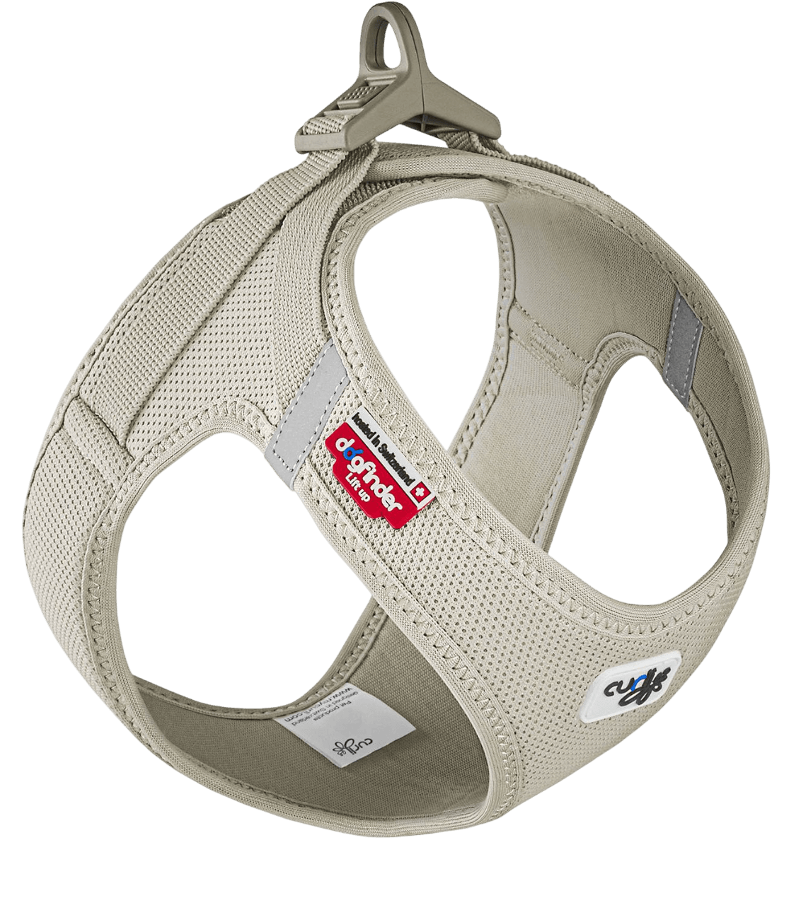Curli Clasp Vest Geschirr Air-Mesh Light-Tan L