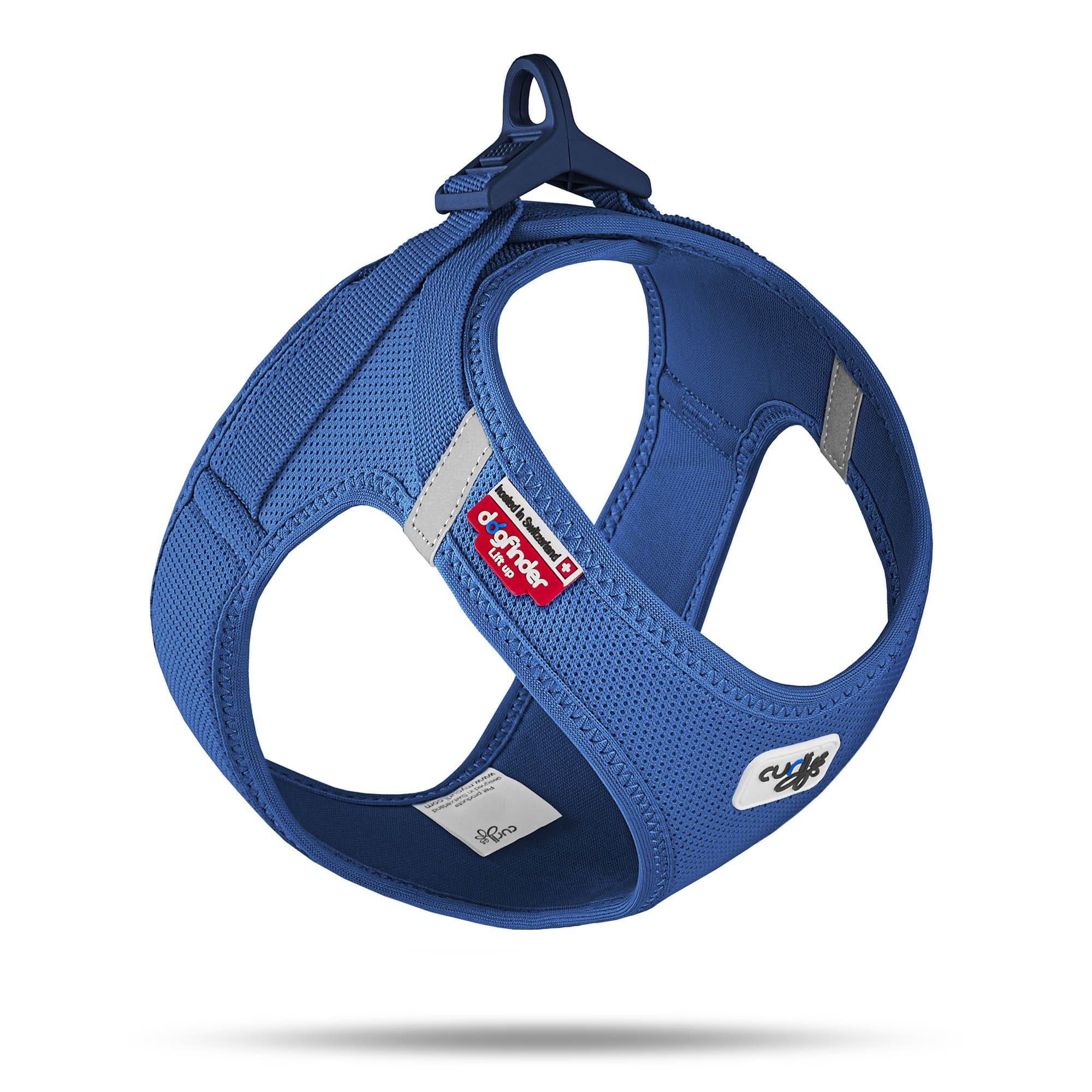 Curli Clasp Vest Geschirr Air-Mesh blau XS