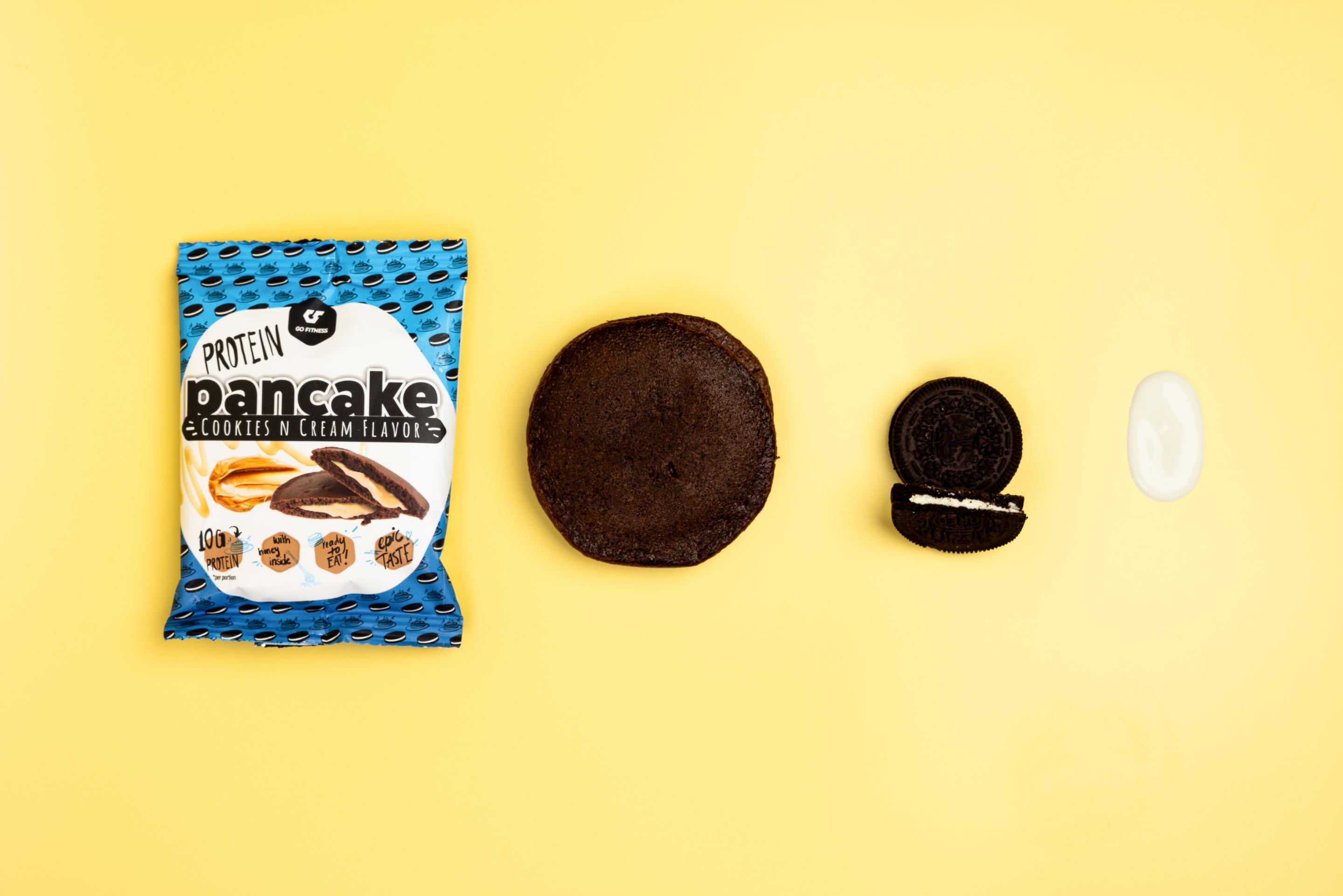 Produktbild GO FITNESS Protein Pancake Cookie+Cream 2 von 6