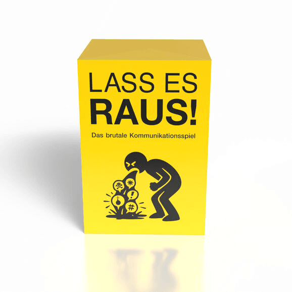 Kampfhummel Spiele - LASS ES RAUS! – Ehrliches Partyspiel mit 148 provokanten Fragen für Erwachsene