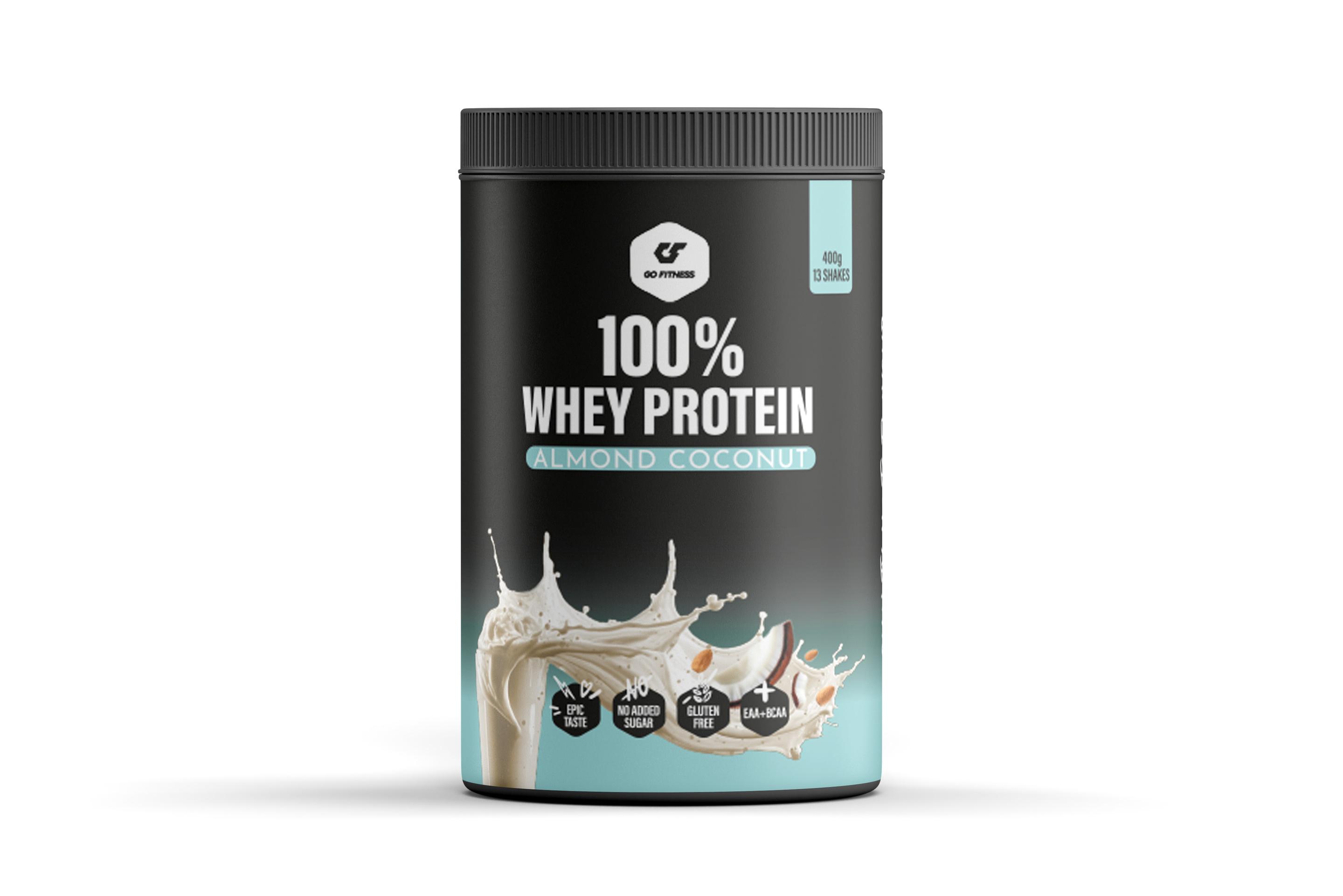 GO FITNESS 100% Whey Protein Almond Coconut