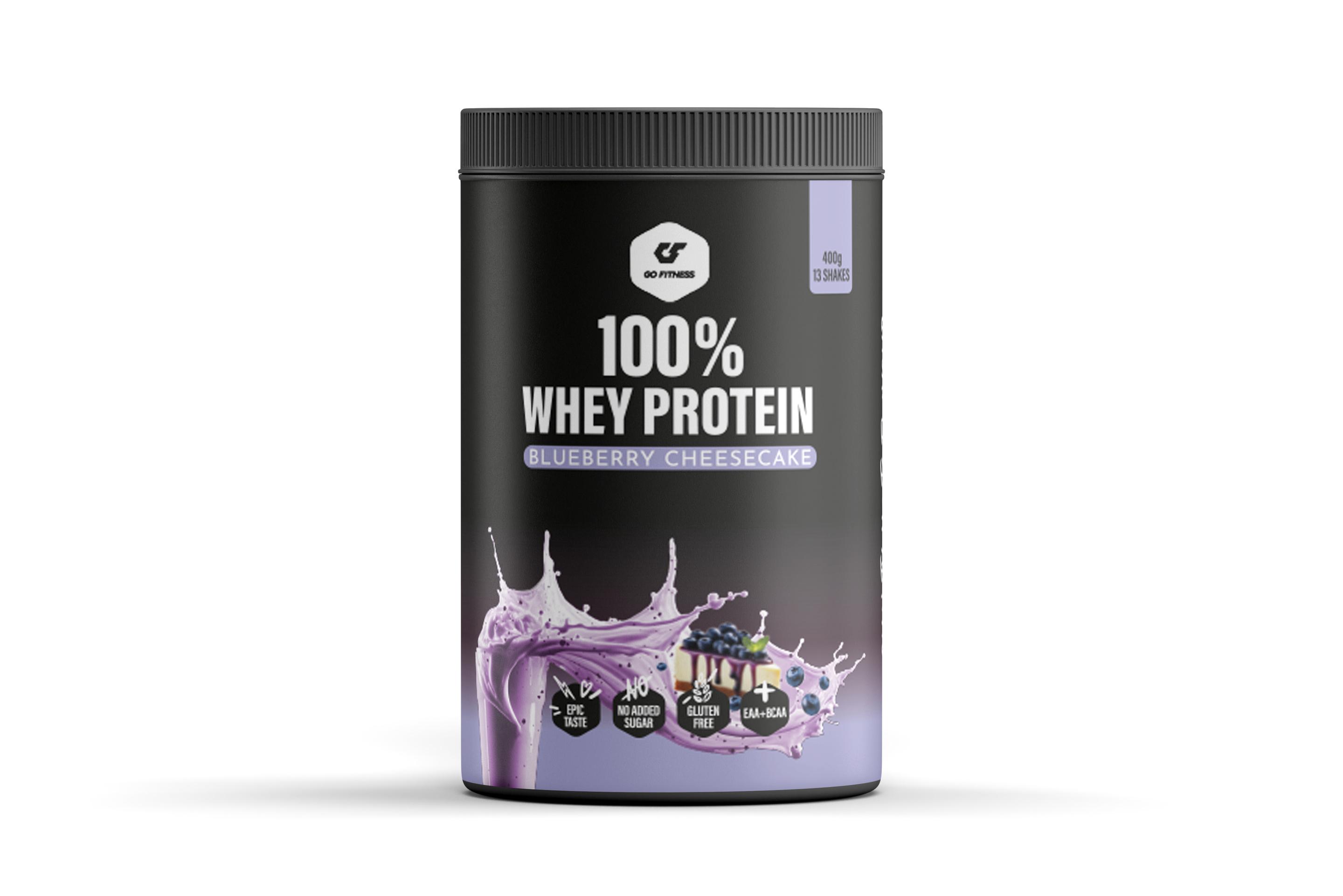 GO FITNESS 100% Whey Protein Blueberry Cheesecake
