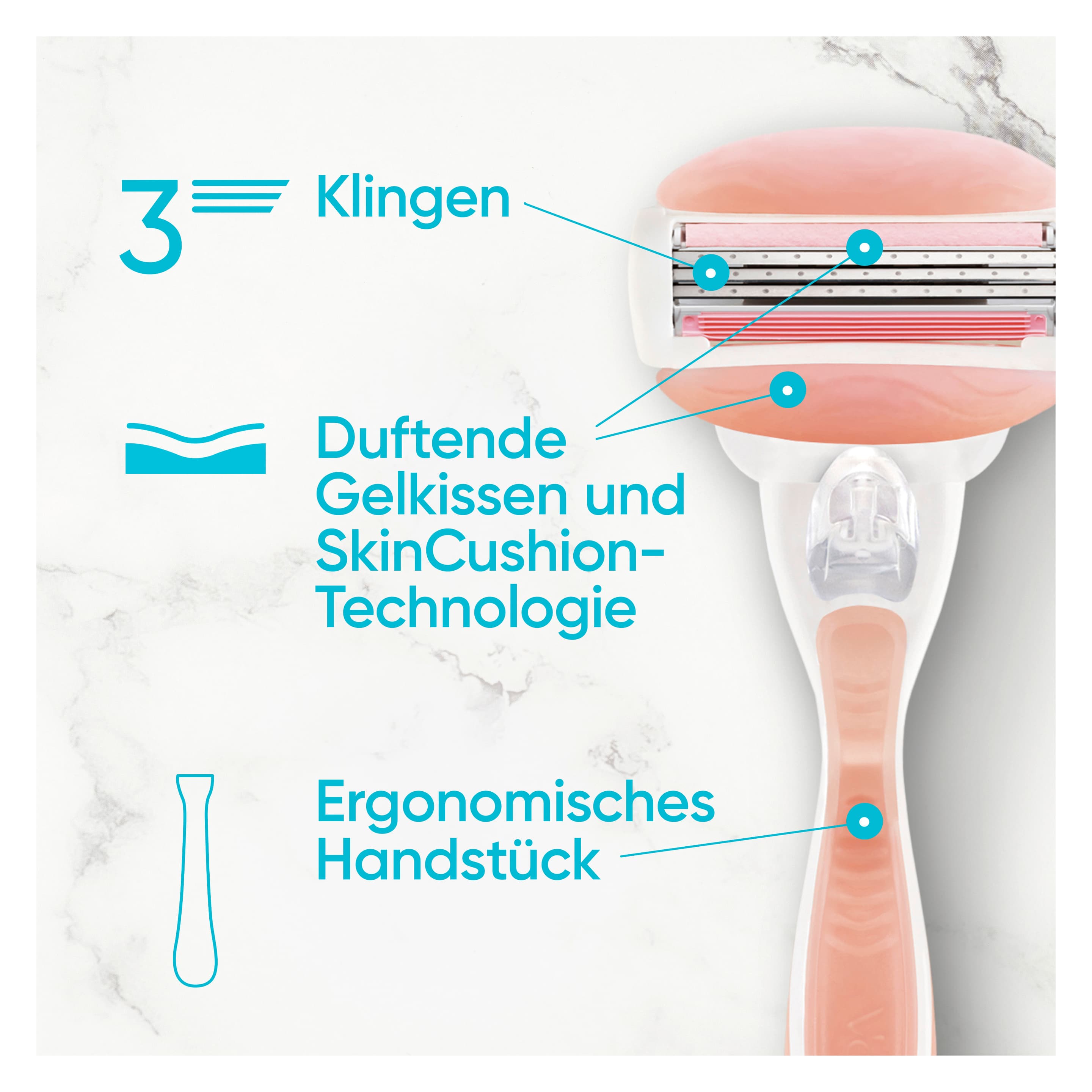 Produktbild Gillette Venus Rasierer Comfortglide Spa Breeze 9 von 10