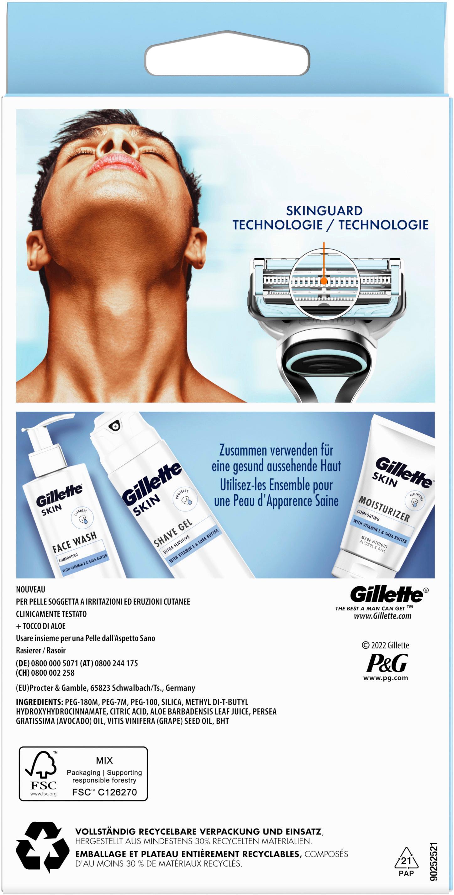 Produktbild Gillette Rasierer SkinGuard Sensitive Aloe Vera 2 von 12