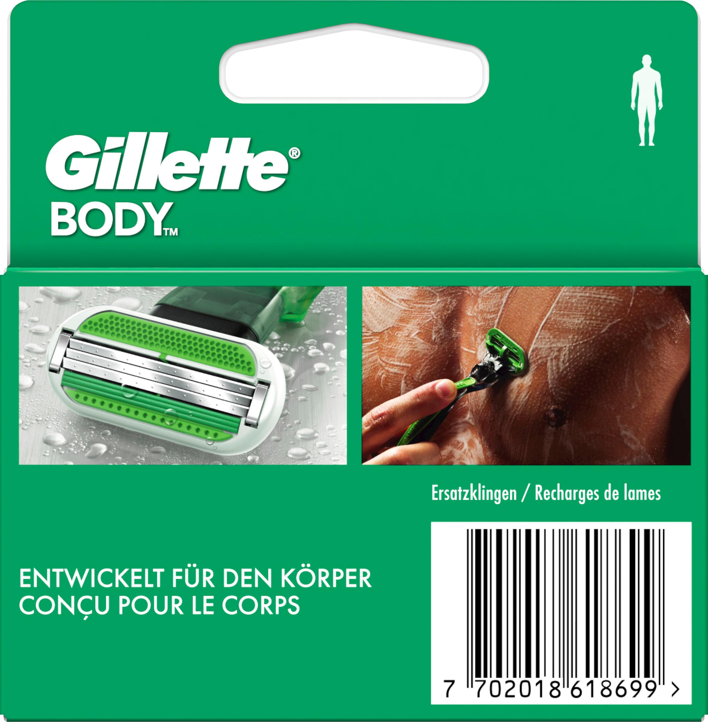 Produktbild Gillette Rasierklingen Body 4er 2 von 4