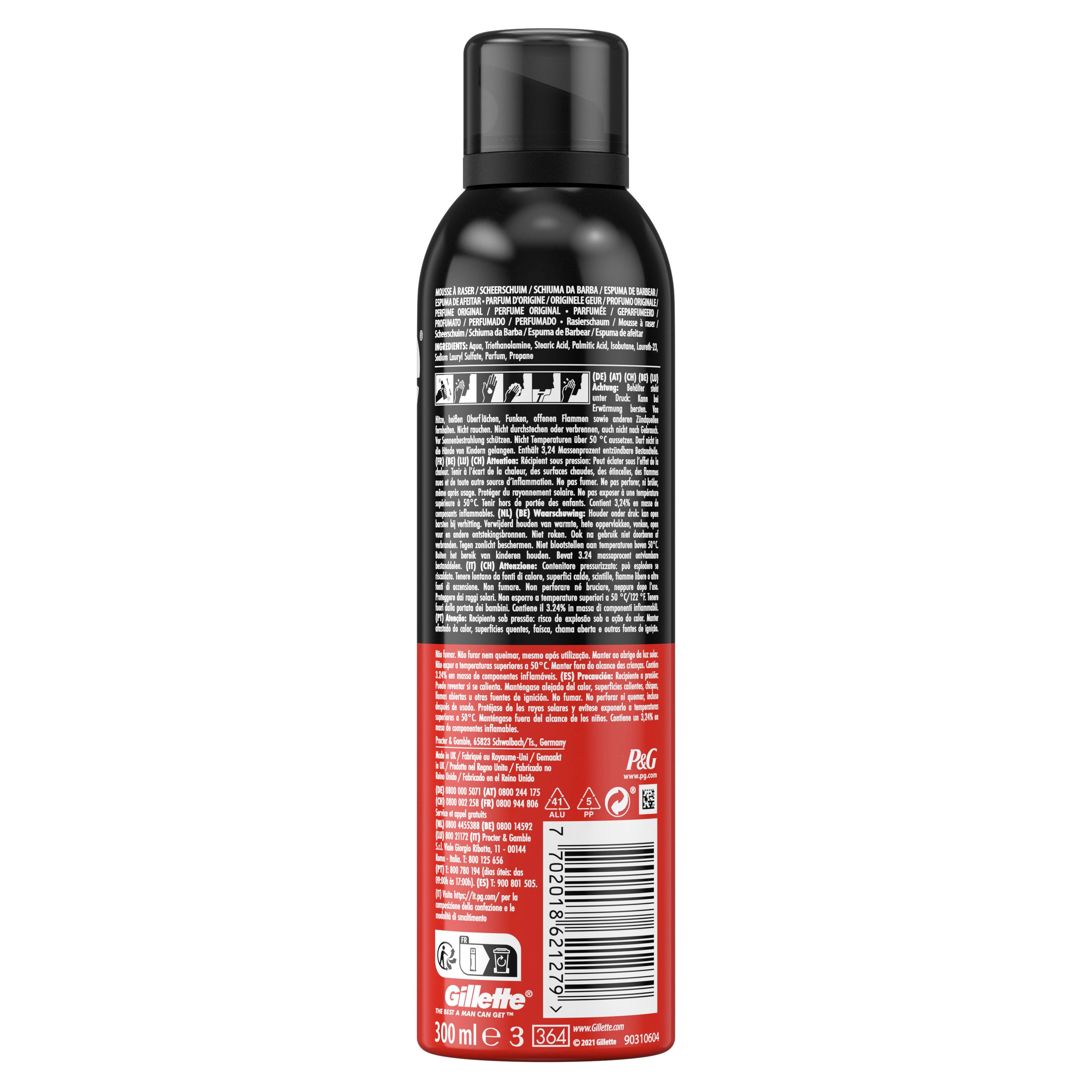 Produktbild Gillette Rasierschaum Original Basis 300ml 2 von 11
