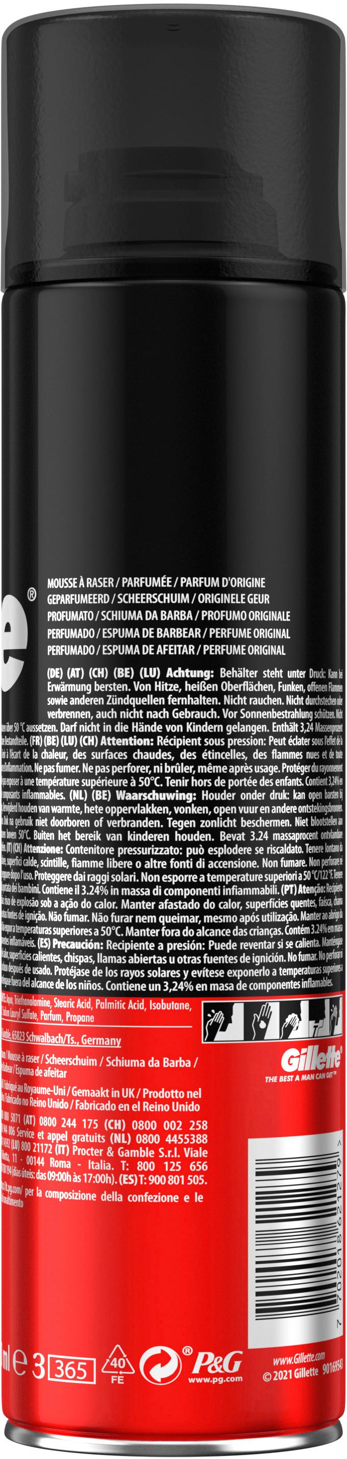 Produktbild Gillette Rasierschaum Original Basis 300ml 3 von 11