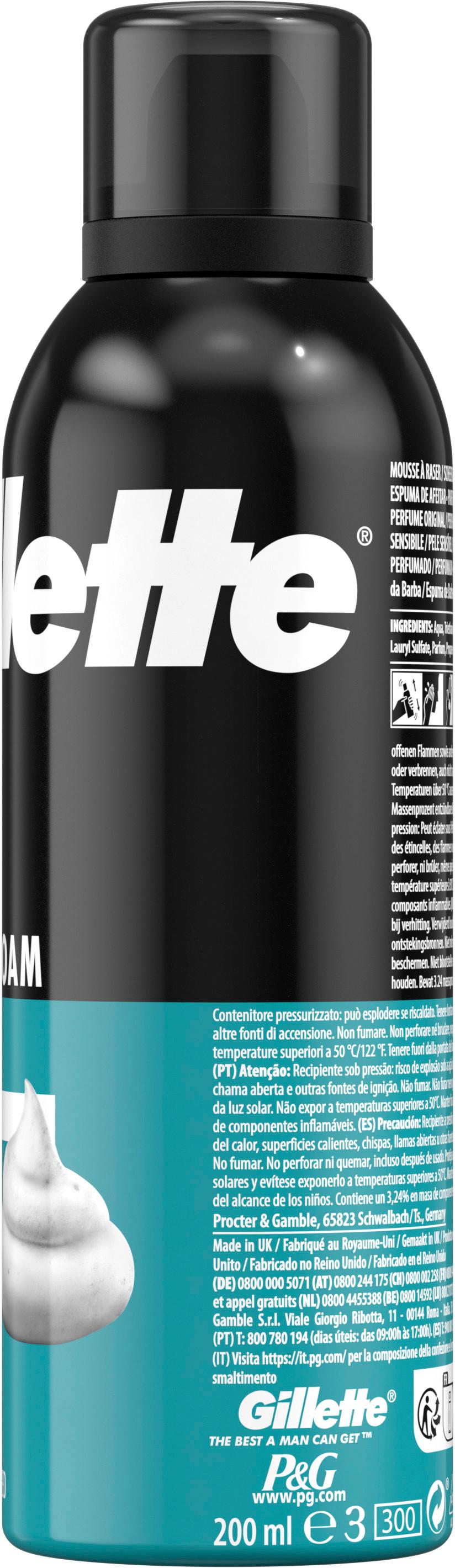 Produktbild Gillette Rasierschaum Sensitive Basis 200ml 3 von 9
