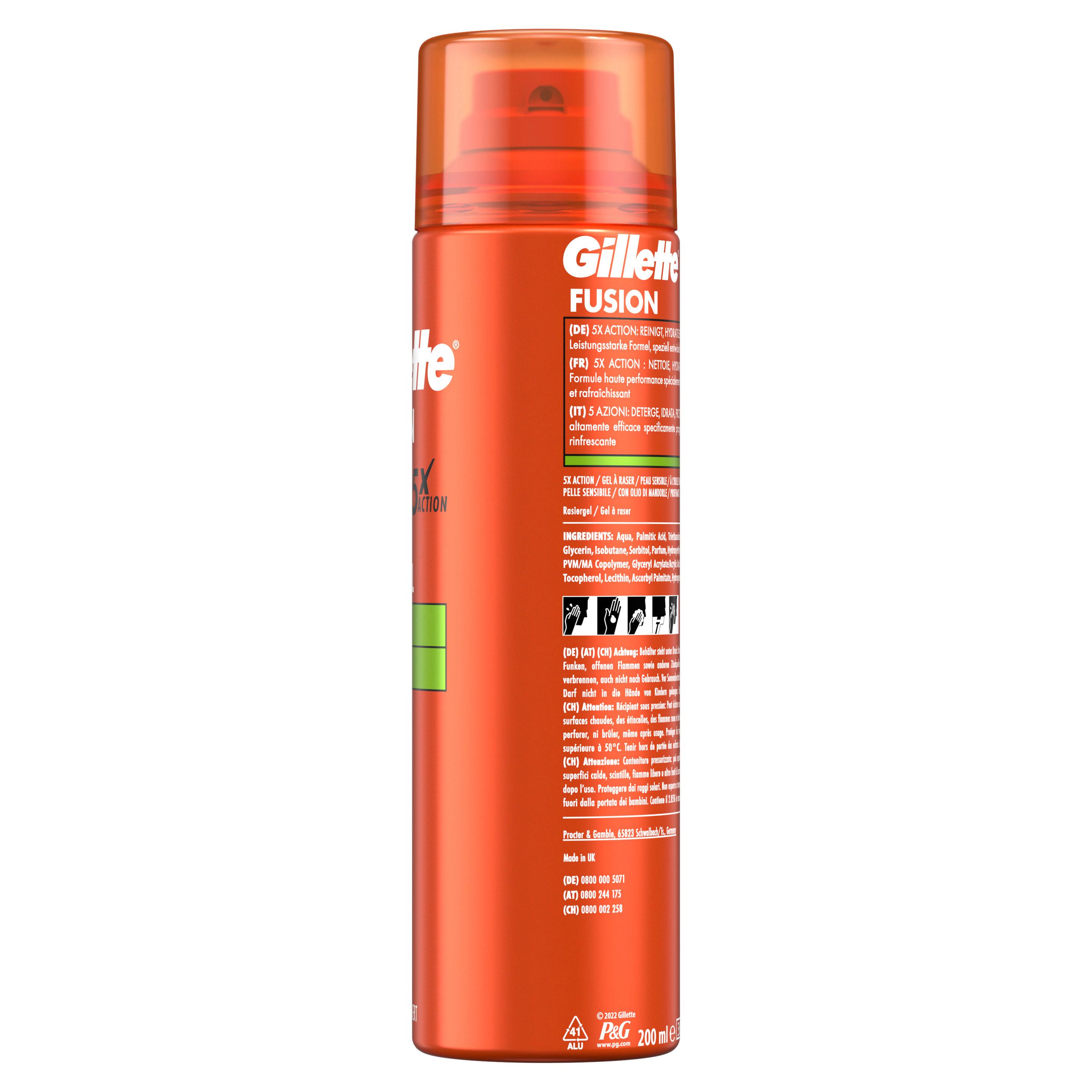 Produktbild Gillette Rasiergel Fusion5 Sensitive 4 von 4