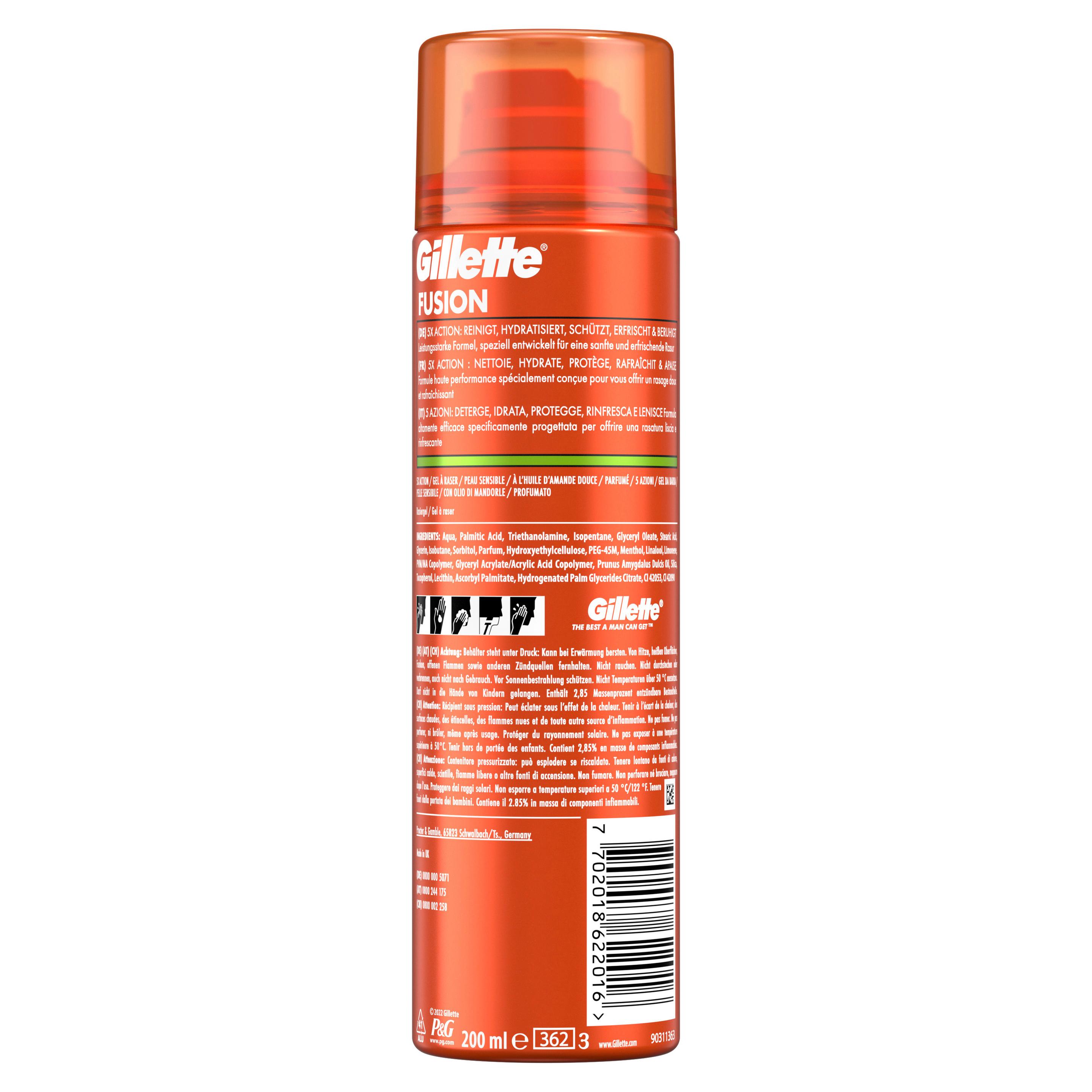 Produktbild Gillette Rasiergel Fusion5 Sensitive 2 von 4