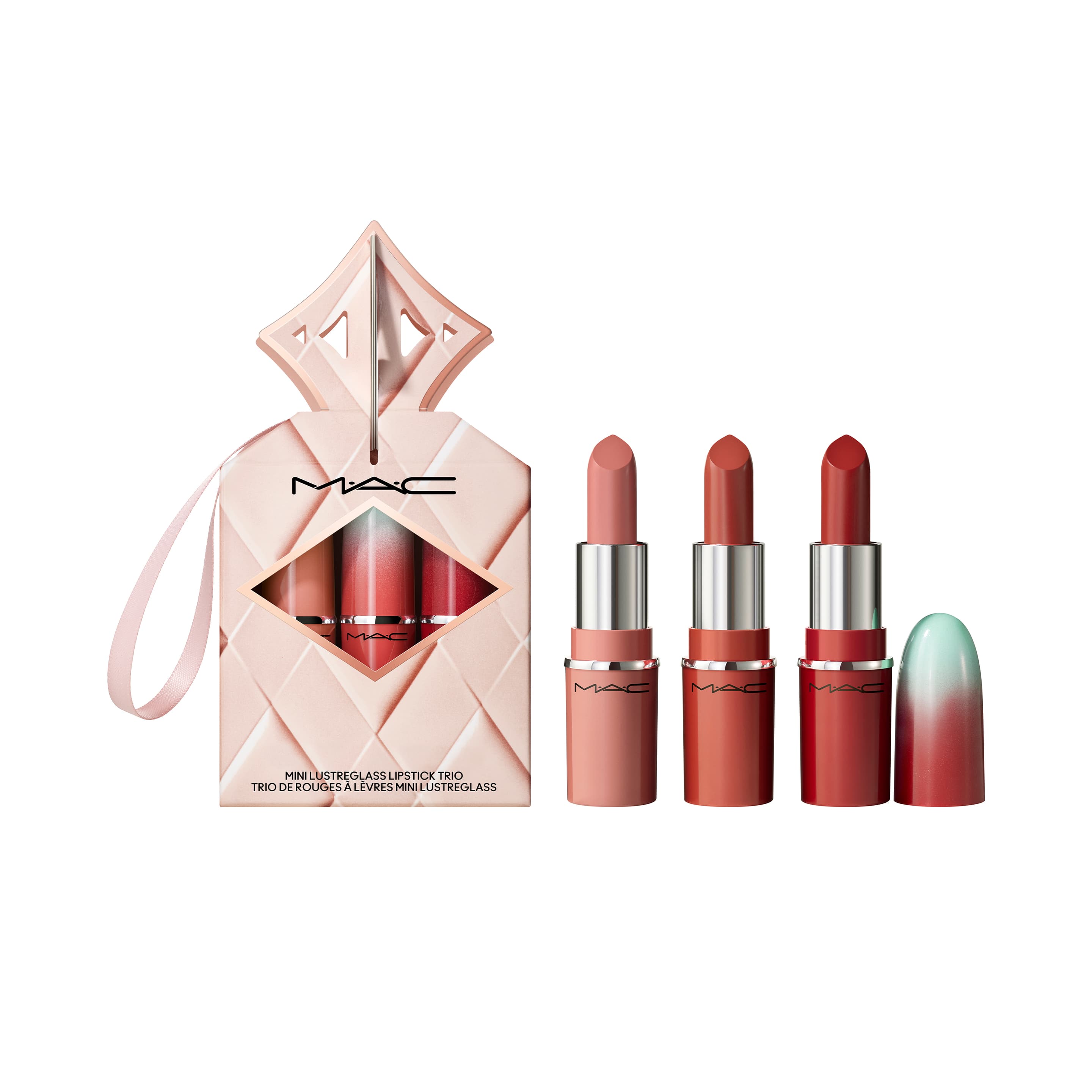 MAC Wildest Dreams Mini Lustreglass Lip Trio Geschenkpackung