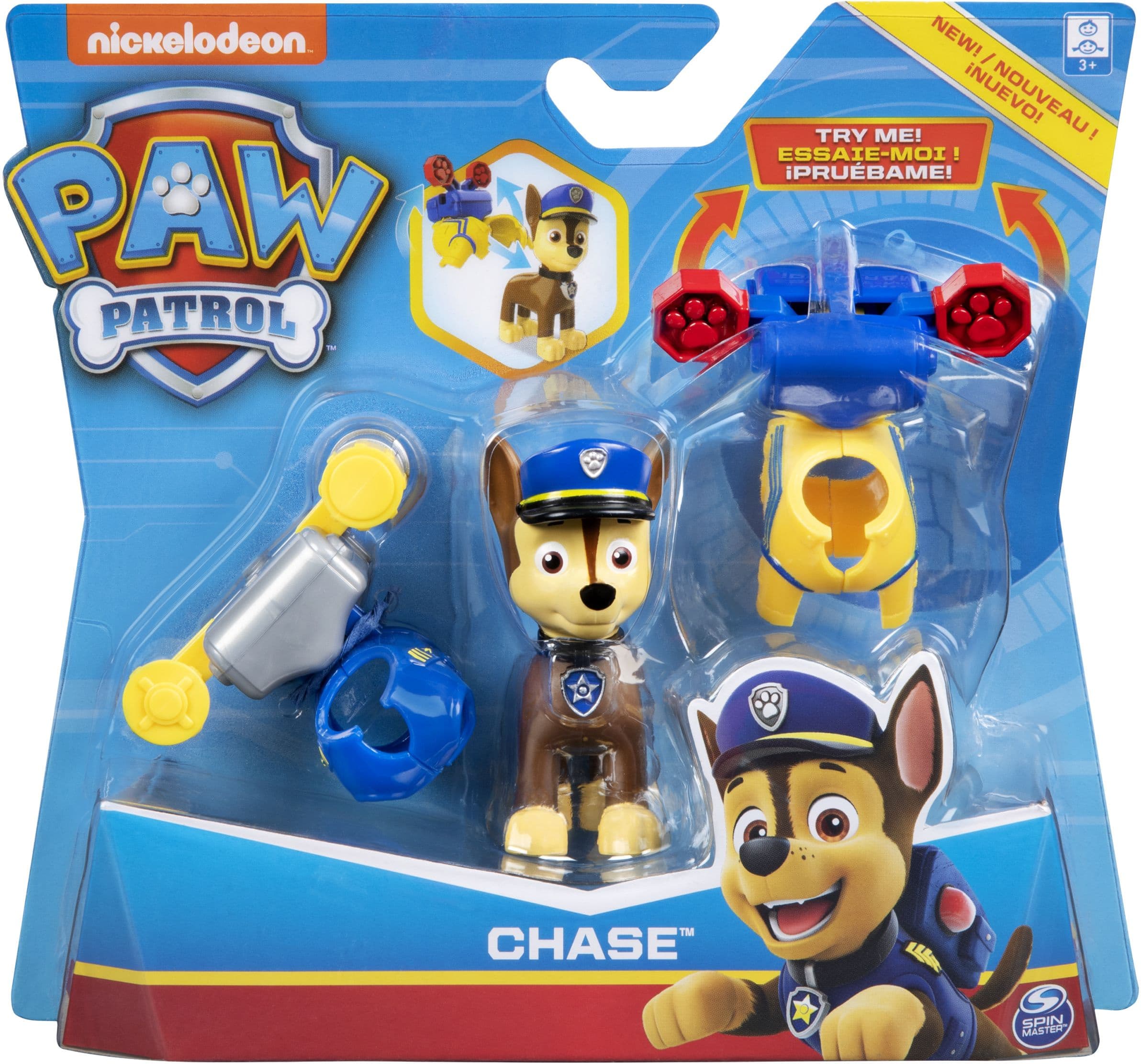 Spin Master - PAW Patrol Action Pack Pup Figuren mit Aufsteck - Uniformen - sortiert - Zufallsauswahl