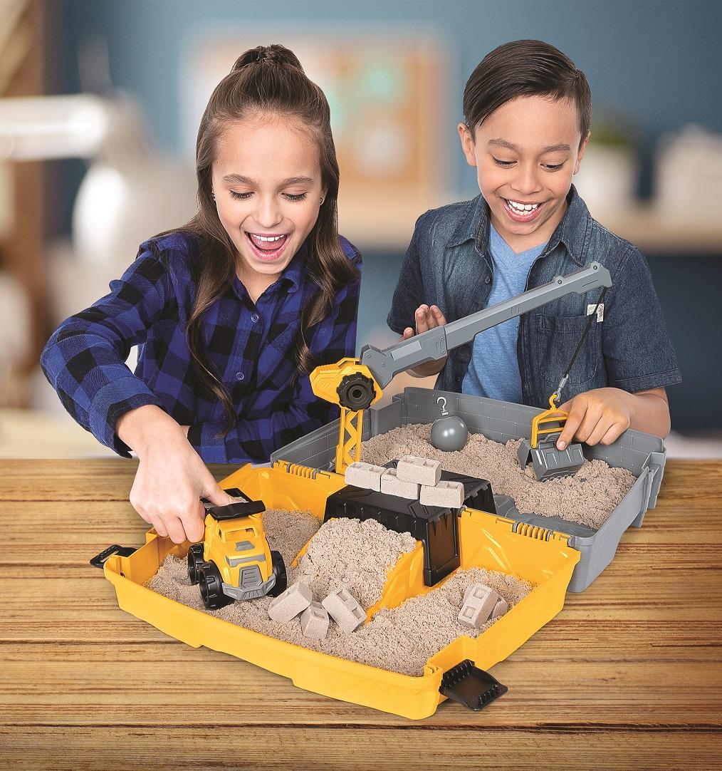 Produktbild Spin Master - Kinetic Sand - Construction Folding Sandbox 907 g 3 von 5