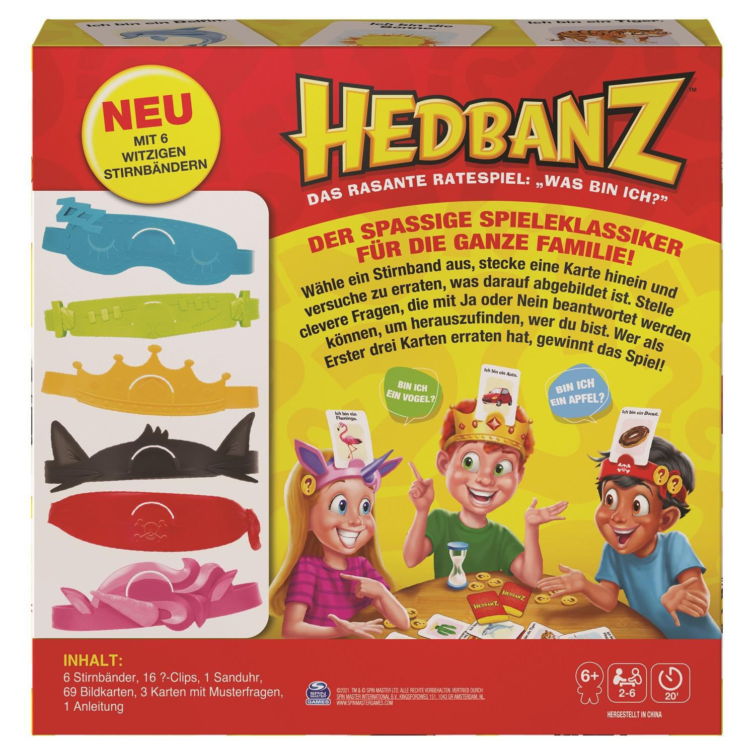 Produktbild Spin Master Games - Hedbanz - das rasante Ratespiel für die ganze Familie - Neuauflage mit tollem Spielmaterial 3 von 10