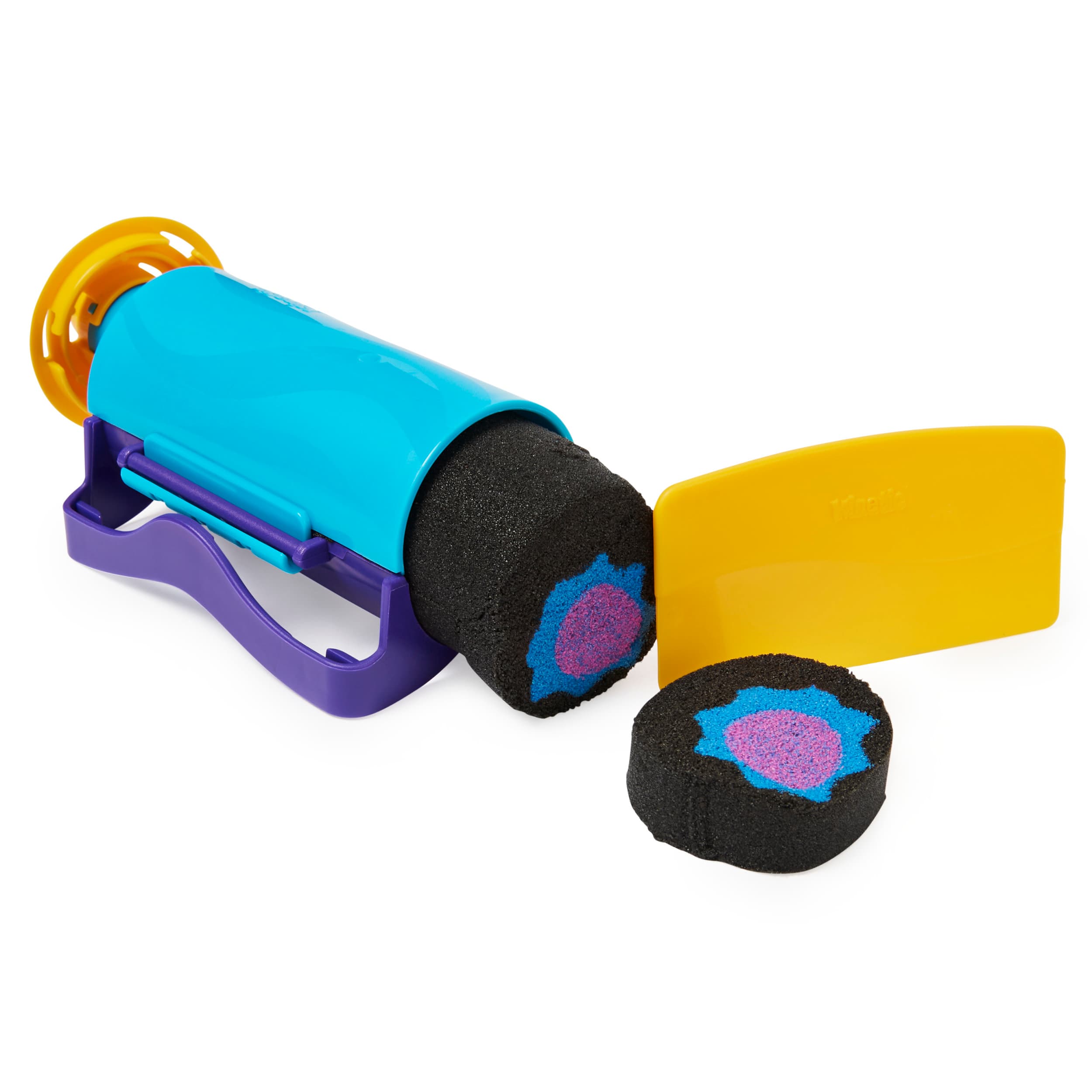 Produktbild Spin Master - Kinetic Sand Slice n Surprise Set - mit 3 Sandfarben und 7 Werkzeugen für tolle Muster 4 von 9