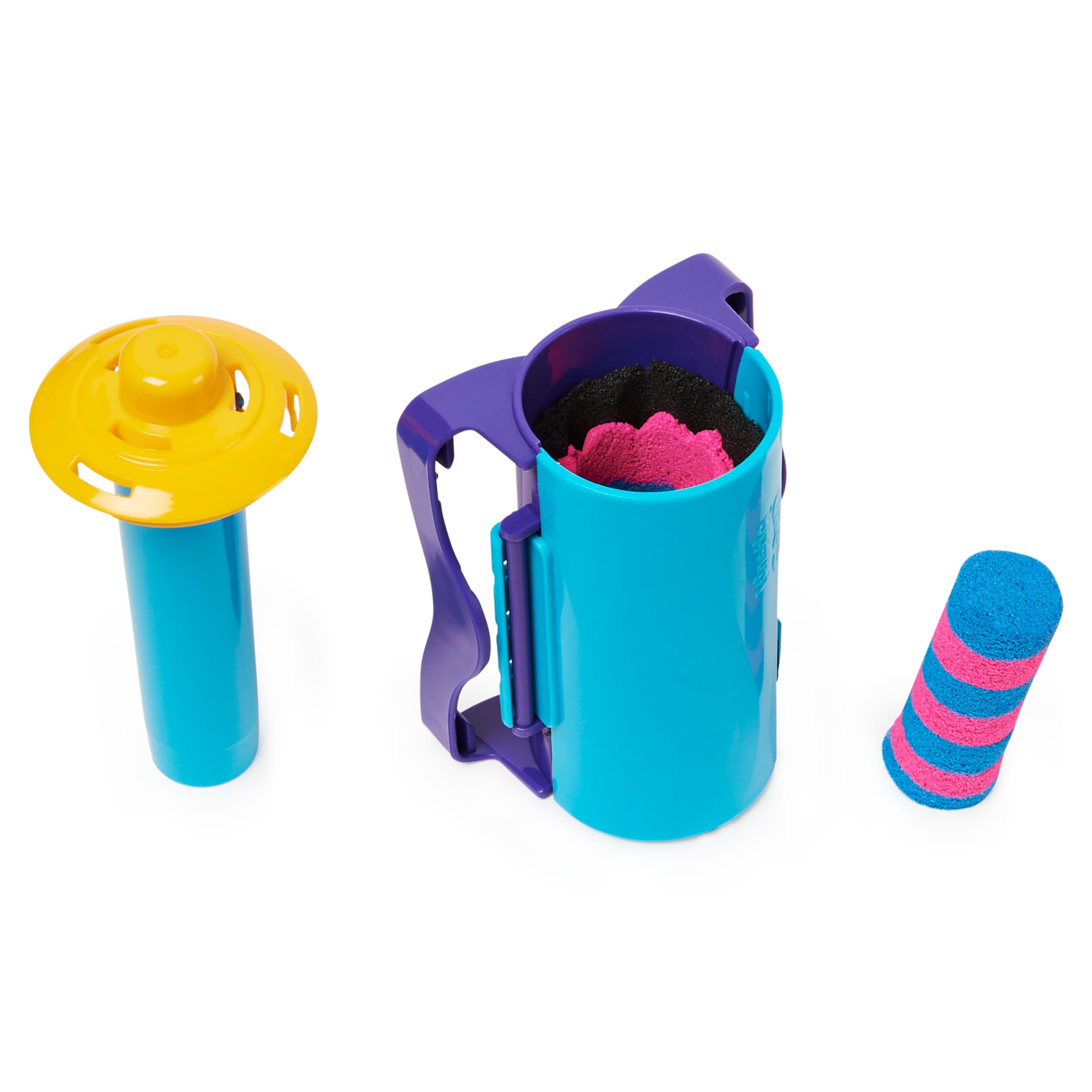 Produktbild Spin Master - Kinetic Sand Slice n Surprise Set - mit 3 Sandfarben und 7 Werkzeugen für tolle Muster 5 von 9