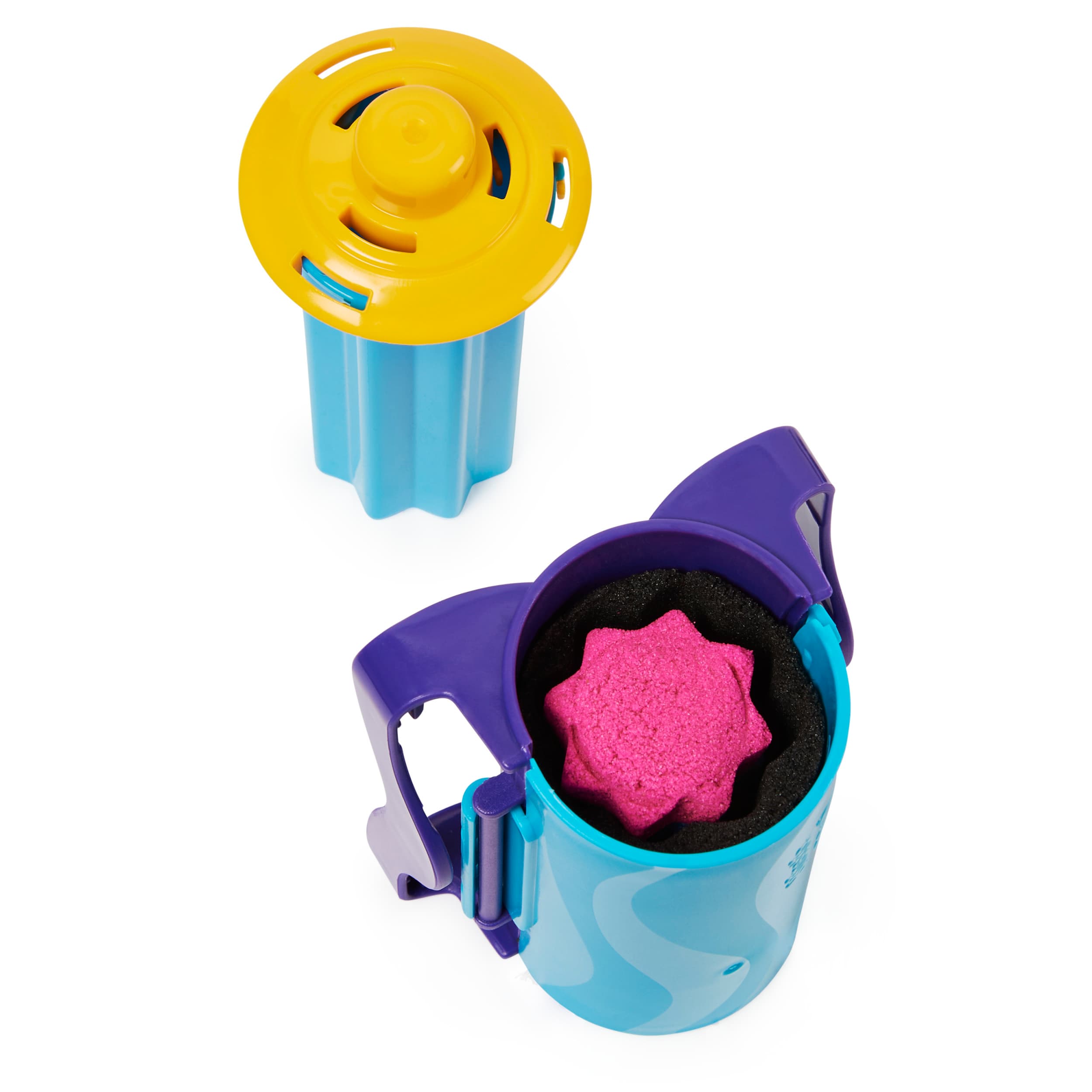 Produktbild Spin Master - Kinetic Sand Slice n Surprise Set - mit 3 Sandfarben und 7 Werkzeugen für tolle Muster 7 von 9