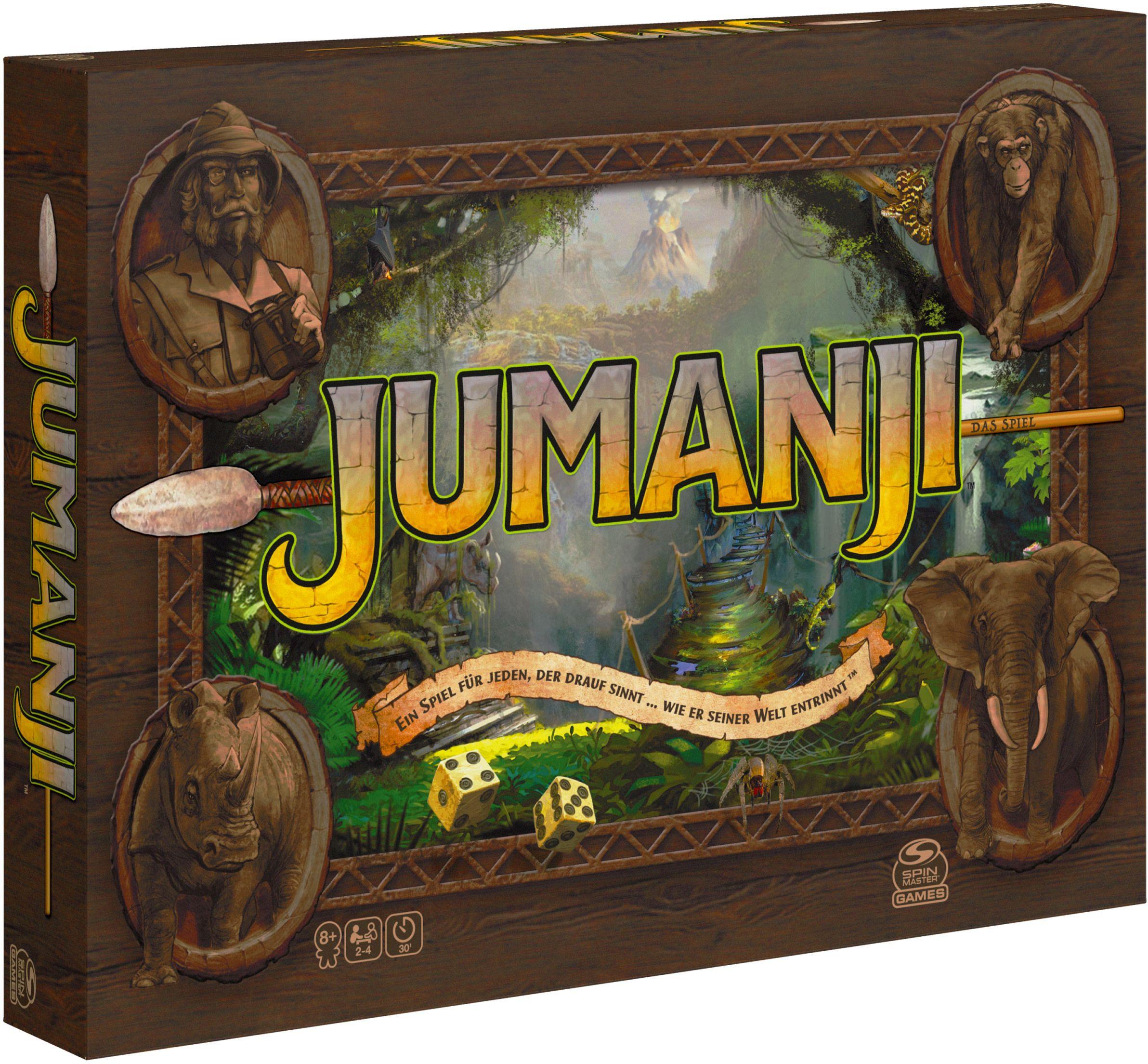 Produktbild Spin Master Games - Jumanji - das actiongeladene Familienspiel für 2–4 mutige Abenteurer ab 8 Jahren 4 von 6