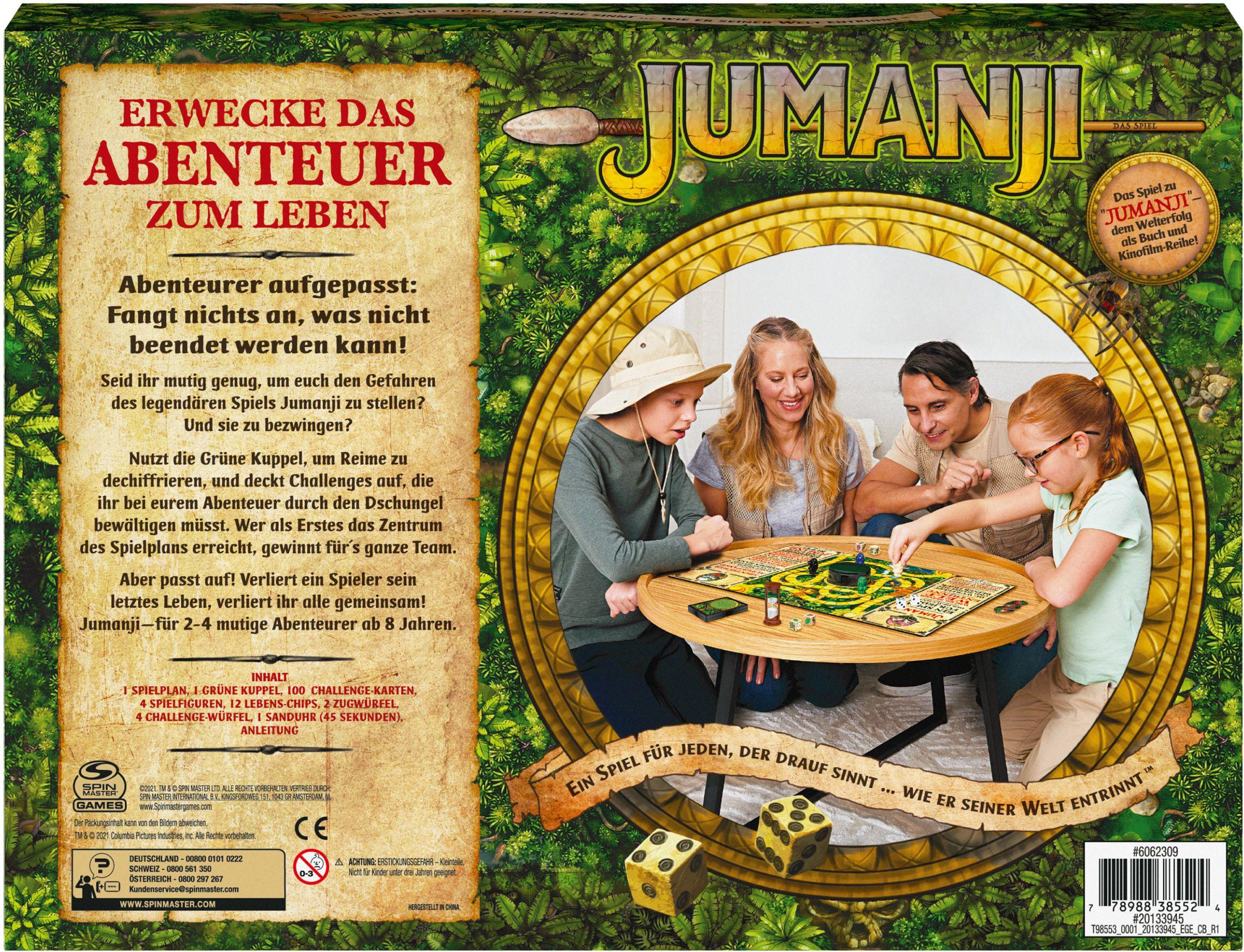 Produktbild Spin Master Games - Jumanji - das actiongeladene Familienspiel für 2–4 mutige Abenteurer ab 8 Jahren 2 von 6