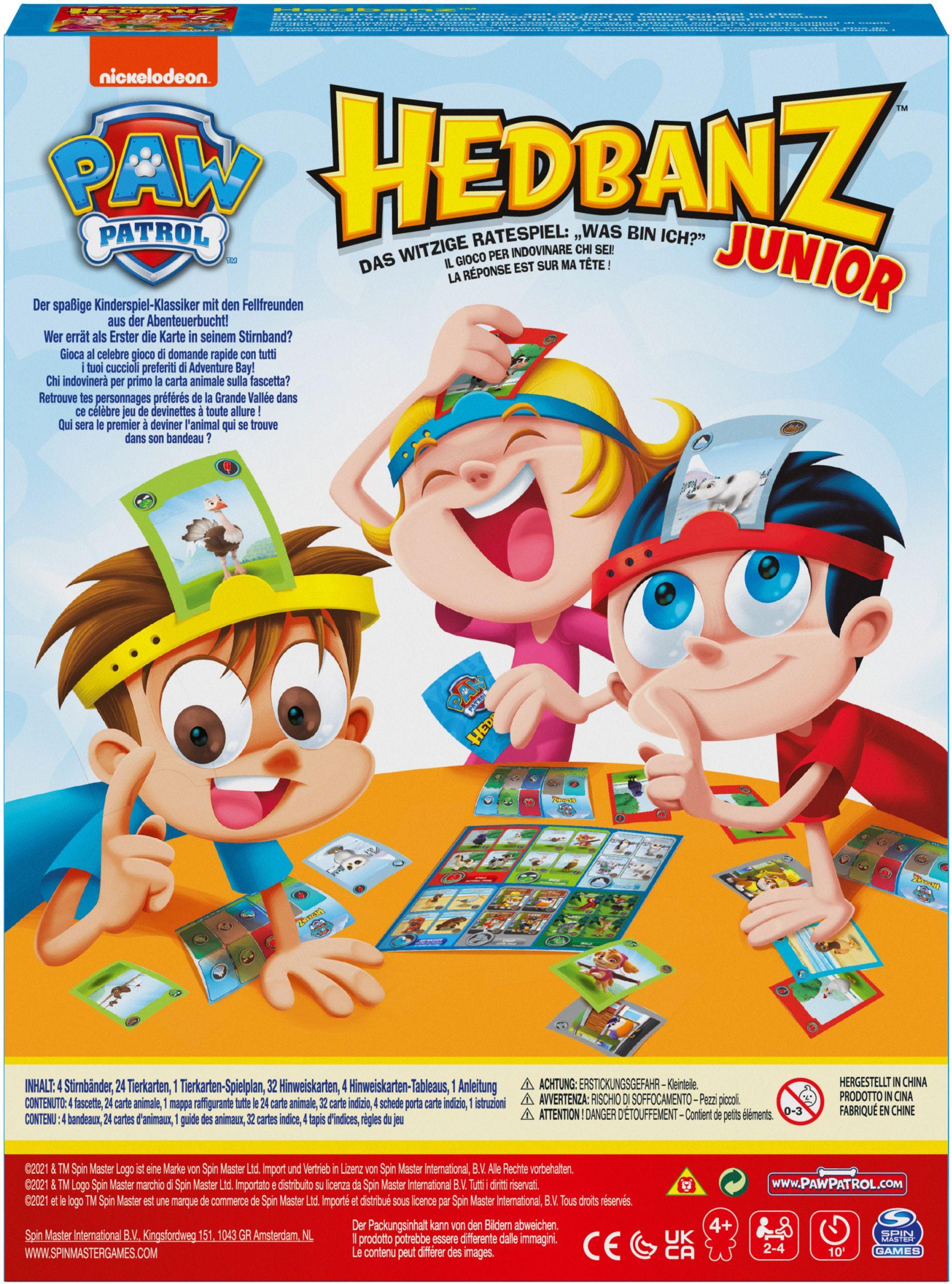 Produktbild Spin Master - Hedbanz Junior – Paw Patrol, das witzige Ratespiel für 2-4 Fellfreunde ab 4 Jahren 2 von 6