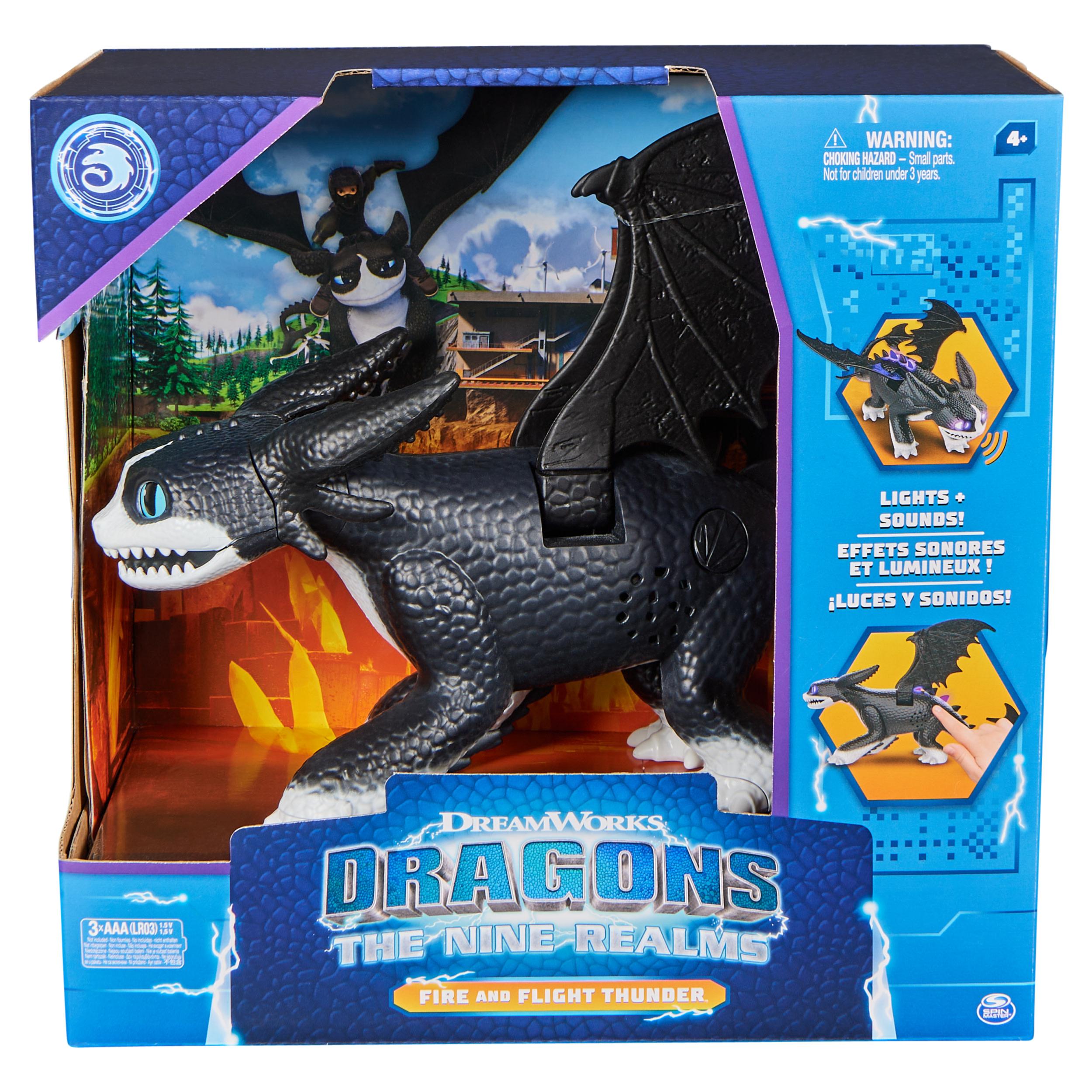 Produktbild Spin Master - DreamWorks Dragons Fire and Flight, 30,4cm große Donner-Figur 8 von 8