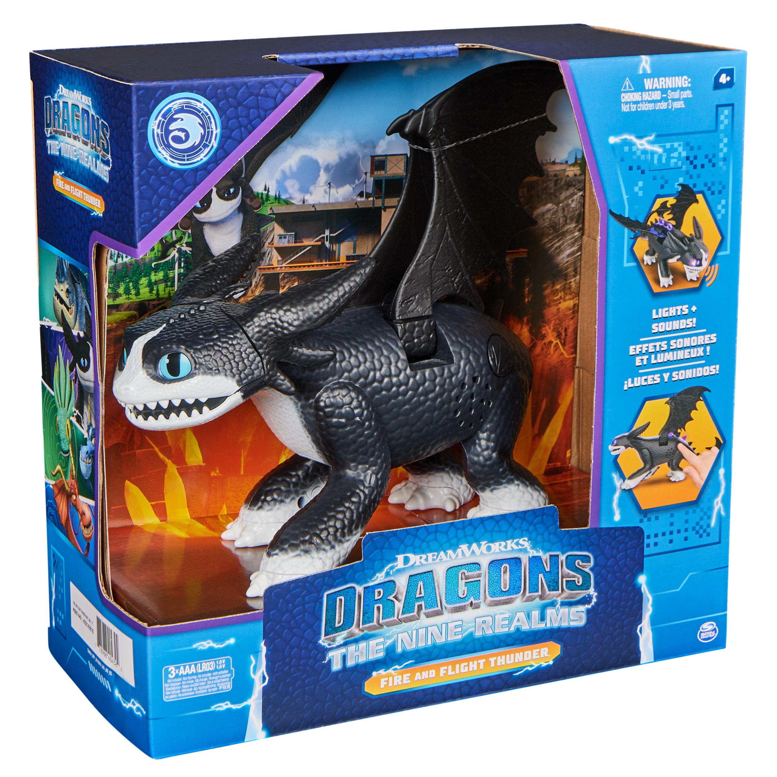 Produktbild Spin Master - DreamWorks Dragons Fire and Flight, 30,4cm große Donner-Figur 2 von 8