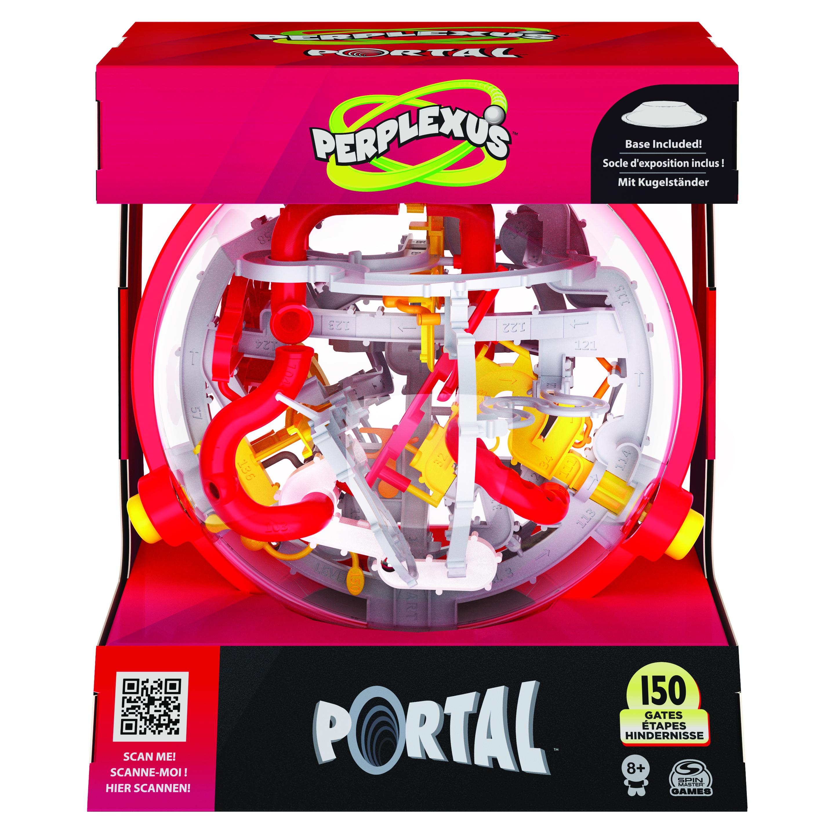 Spin Master Games - Perplexus Portal, 3D-Kugellabyrinth mit 150 Hindernissen - und 50+ trickreichen Portal-Passagen