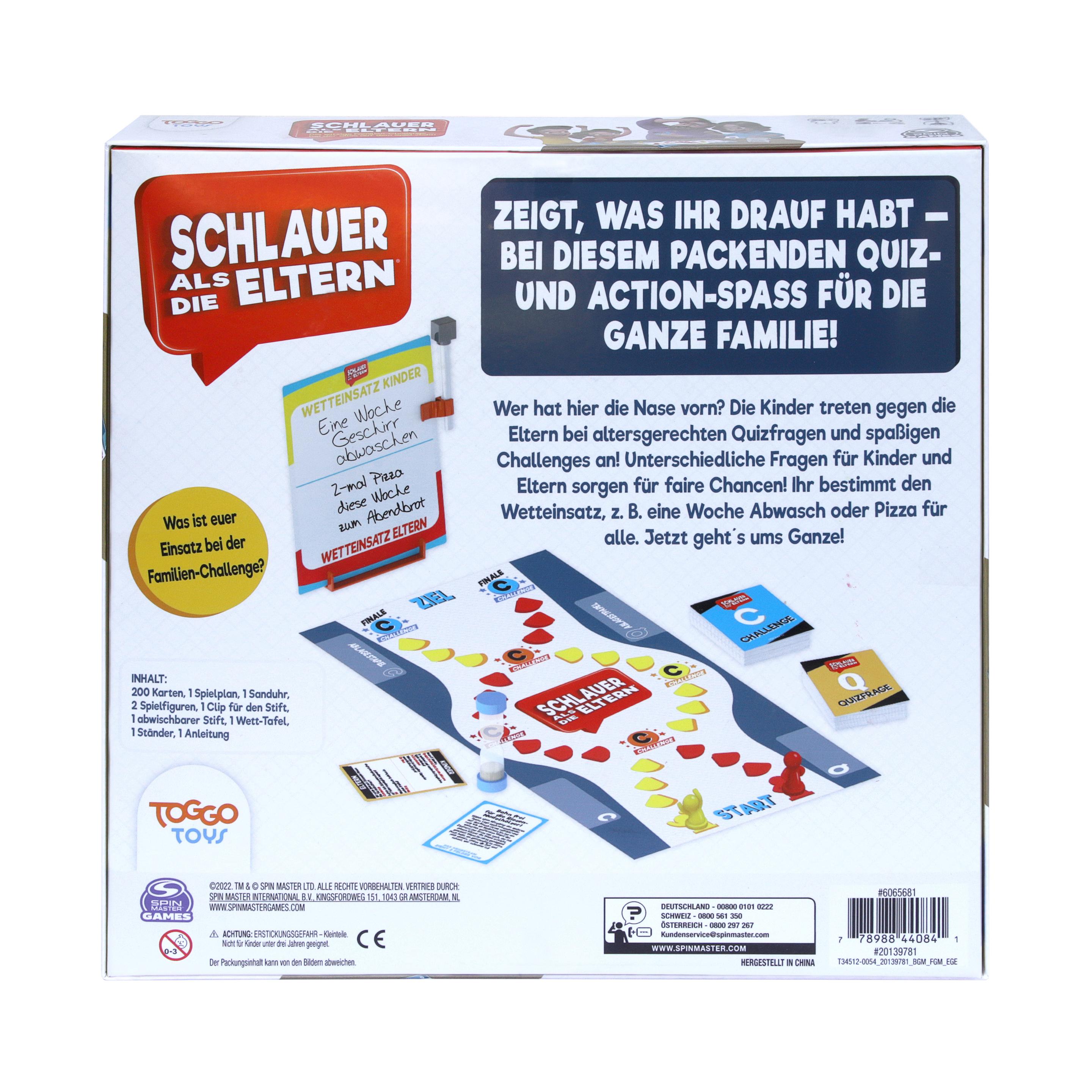 Produktbild Spin Master Games - Schlauer als die Eltern, spaßiges Quiz- und Actionspiel, bei dem Kinder gegen Eltern spielen 2 von 7