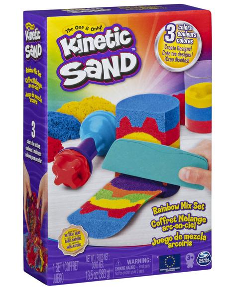 Produktbild Spin Master - Kinetic Sand - Rainbow Mix Set 383 Gramm 5 von 5