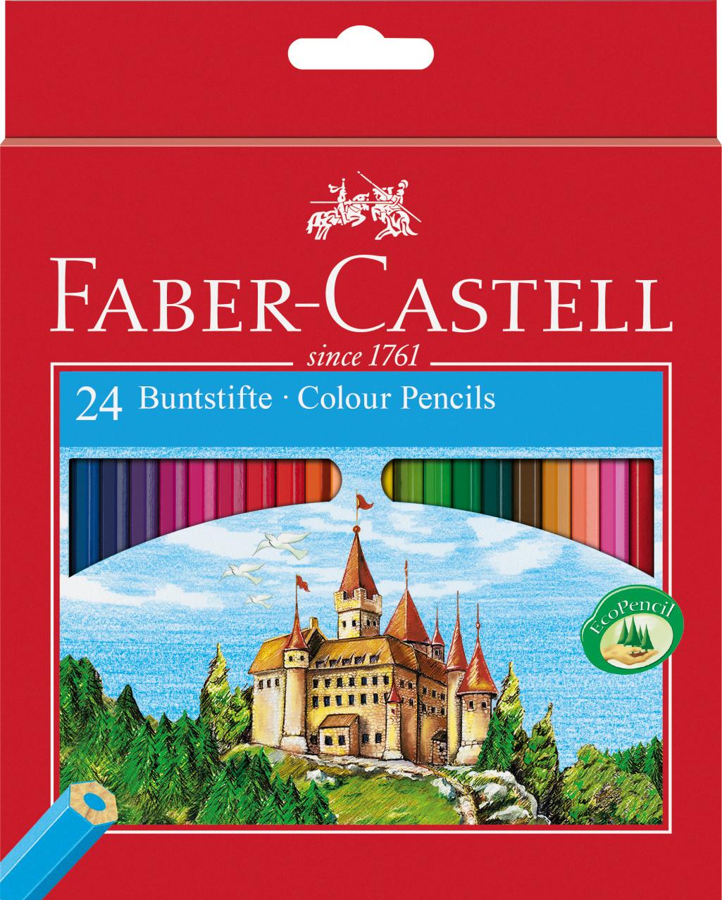 FABER-CASTELL Farbstift Eco 24er-Kartonetui