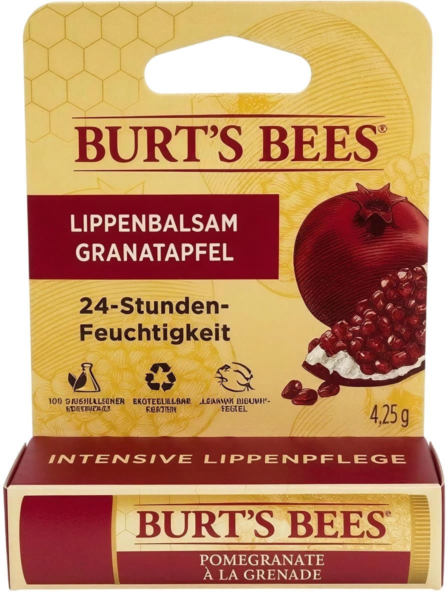 BURT'S BEES Pomegranate Lip Balm Blister