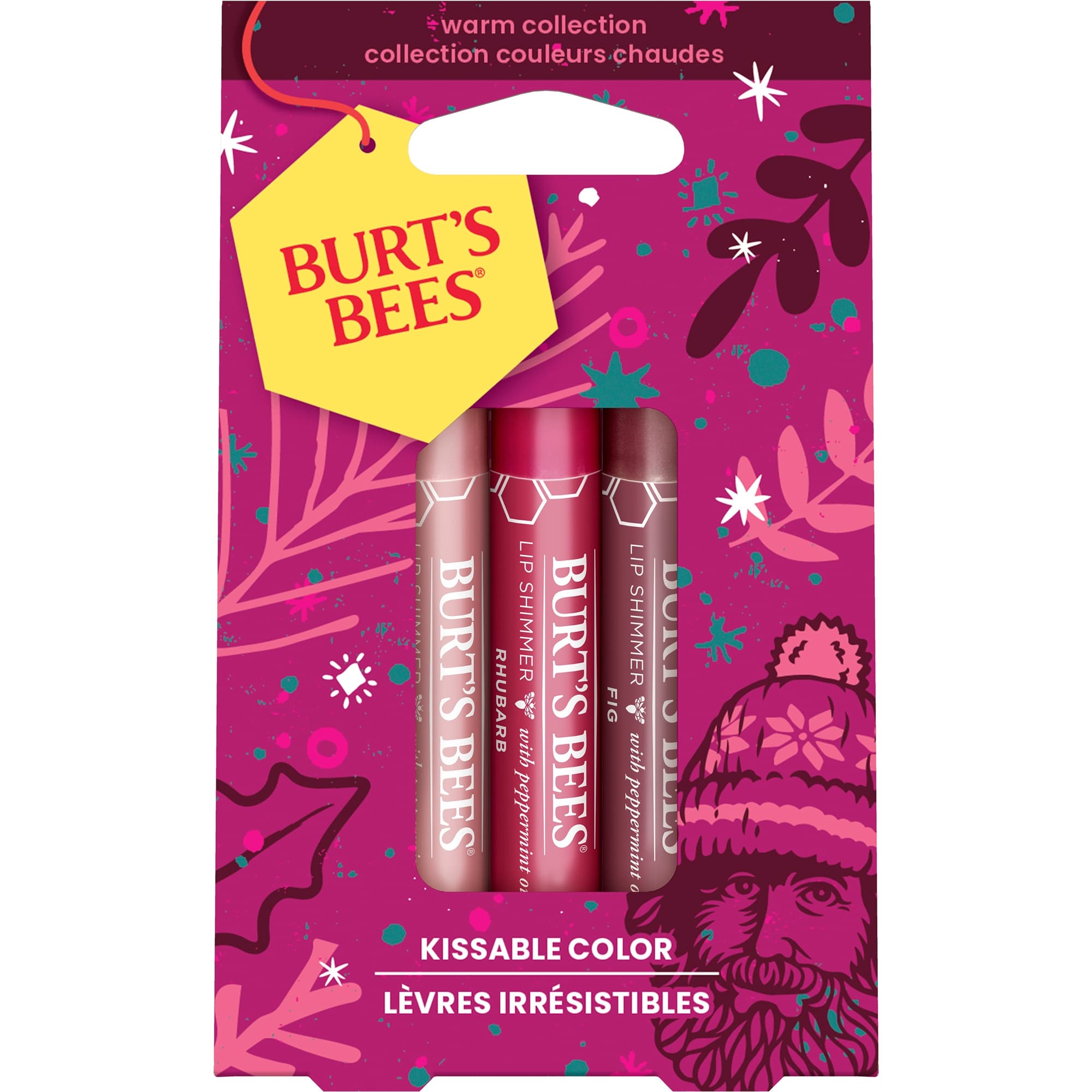 BURT'S BEES Kissable Colour Lippenschimmer Geschenkpackung