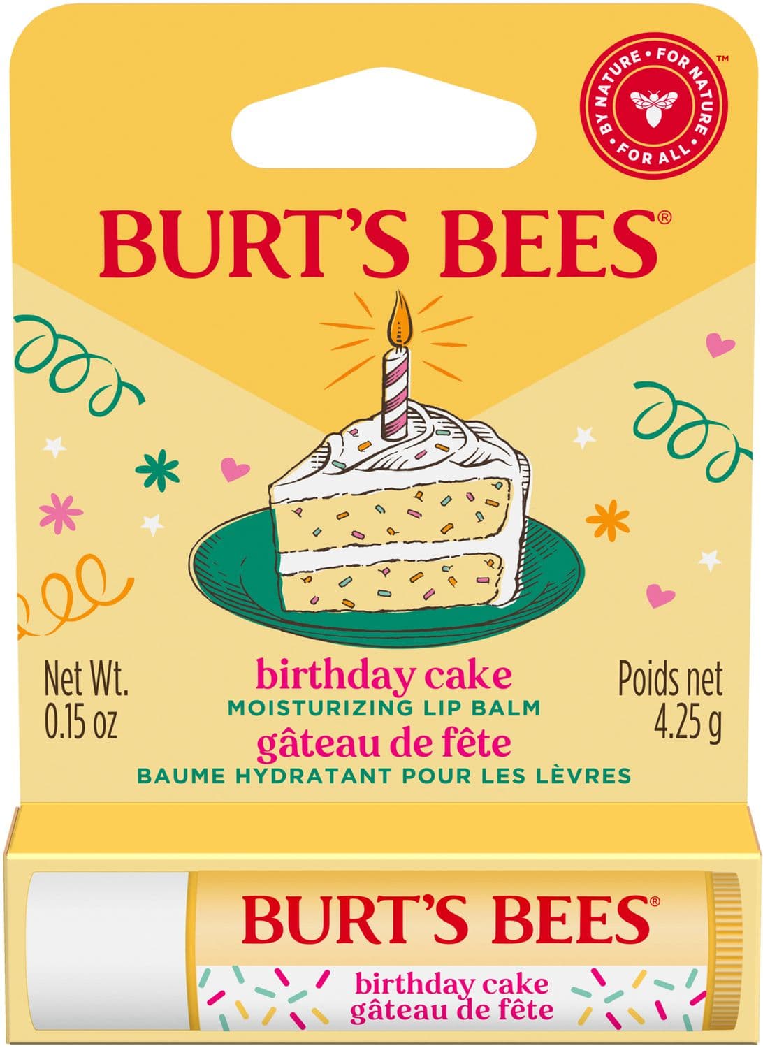 BURT'S BEES Birthday Cake Lip Balm Blister