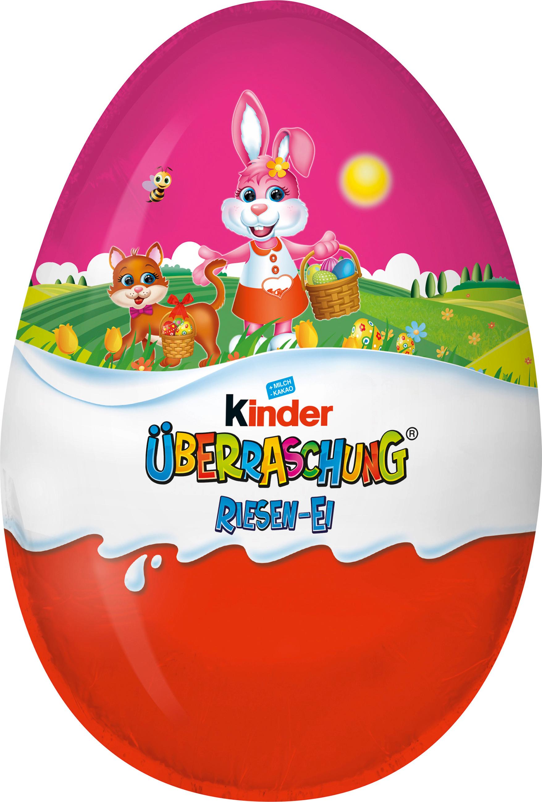 K.ÜBERRASCHUNG Riesen-Ei Rosa 220g