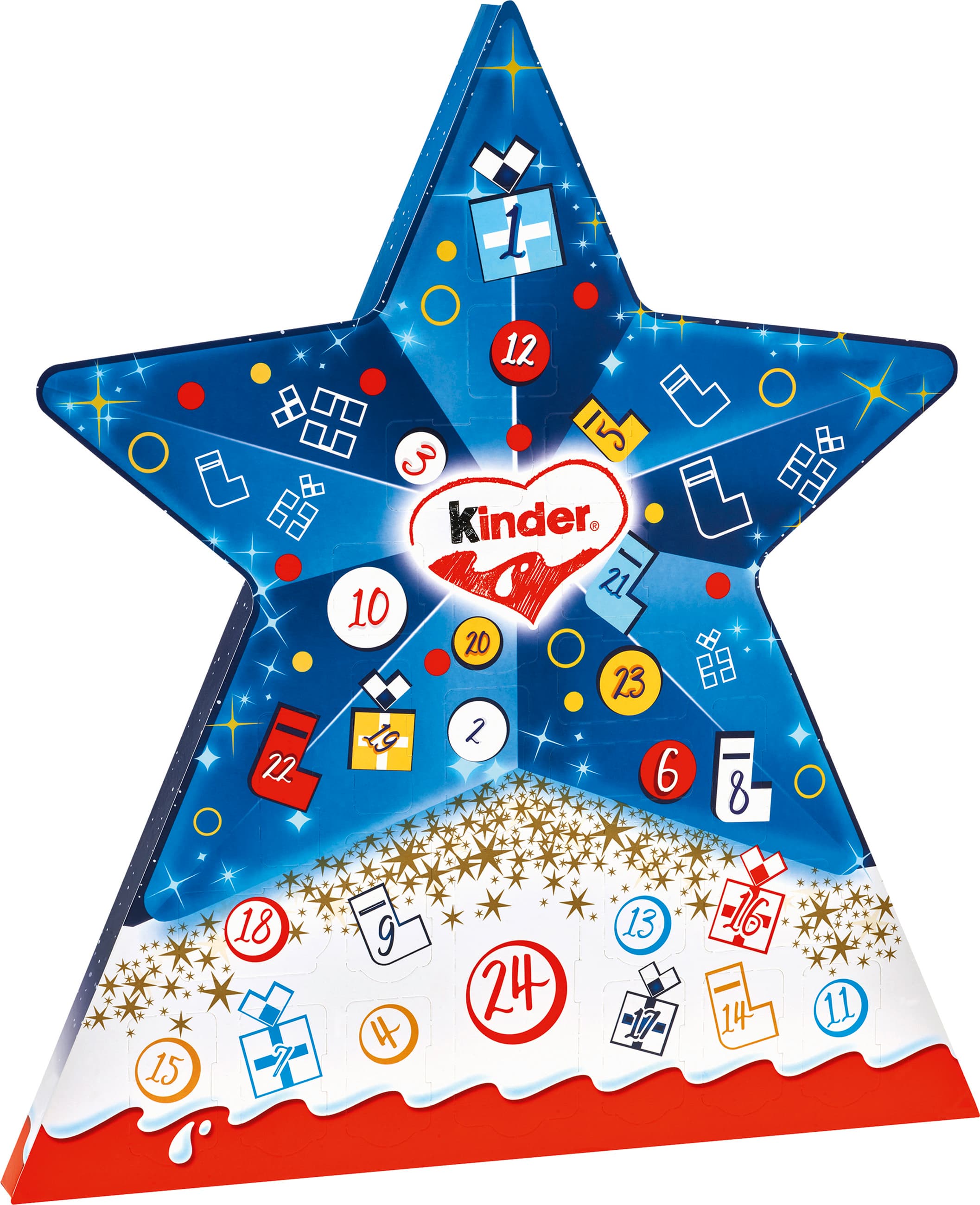 kinder Mix Stern Adventskalender