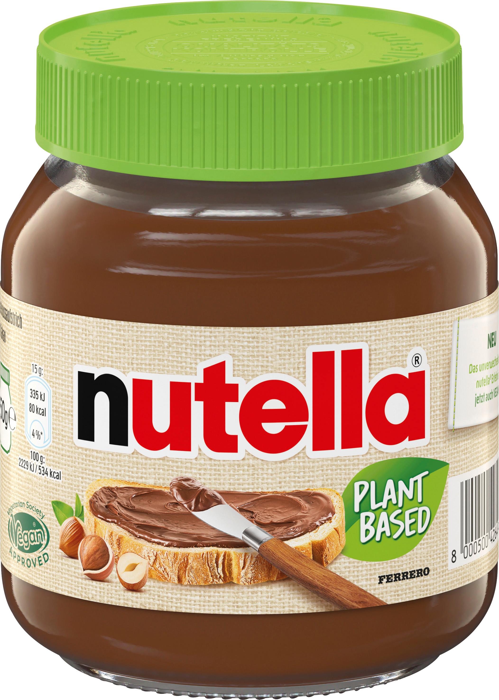 nutella plant-based vegan