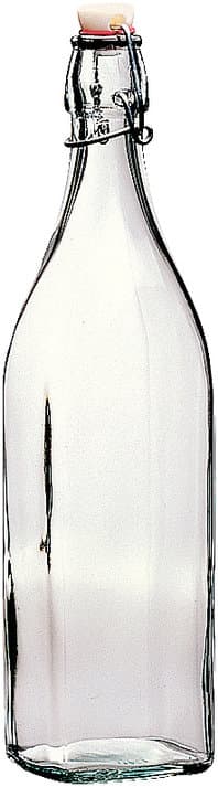 Bormioli Glasflasche mit Bügelverschluss 1l