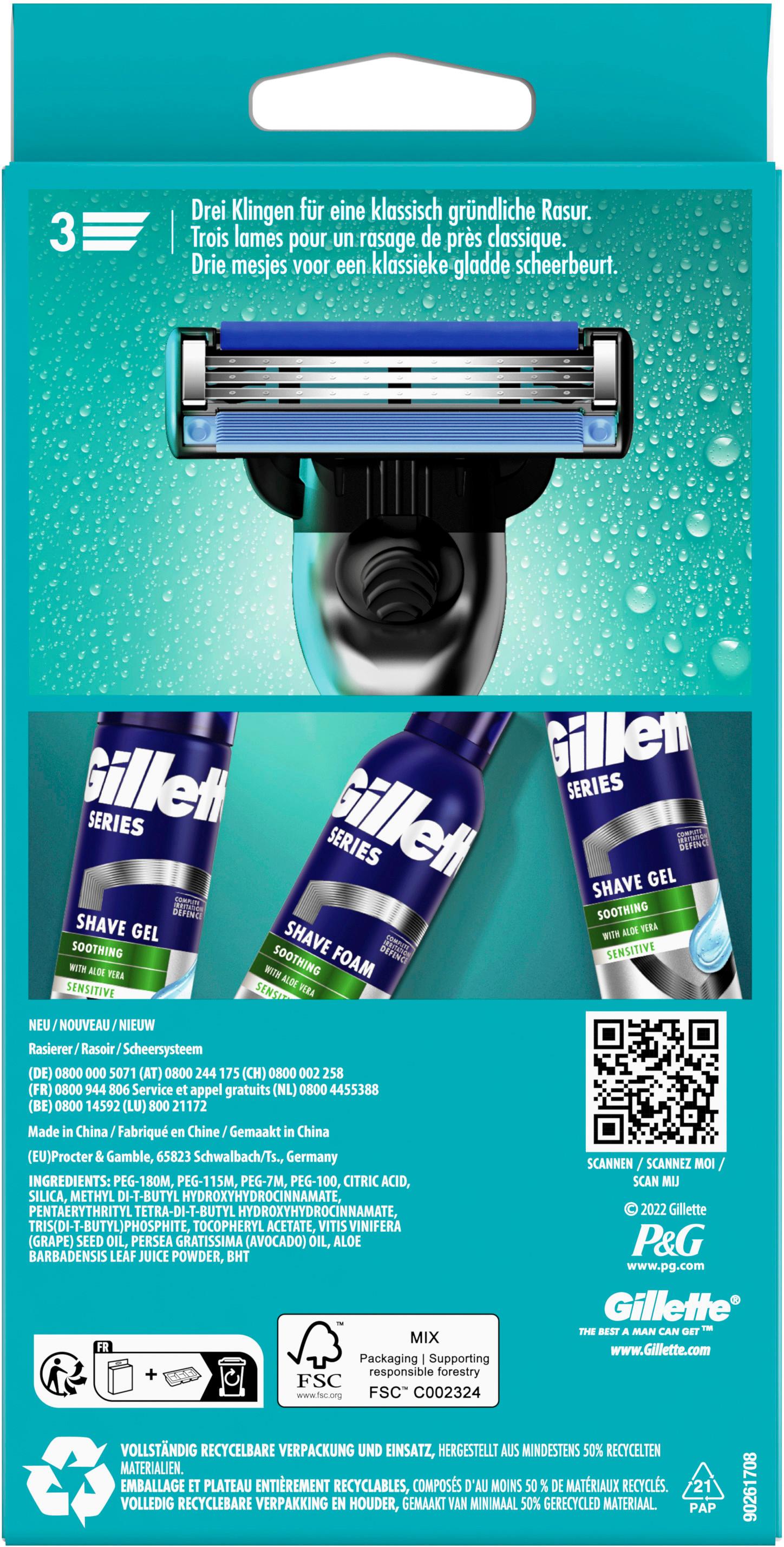 Produktbild Gillette MACH3 Rasierer mit 1ner Klinge 2 von 11