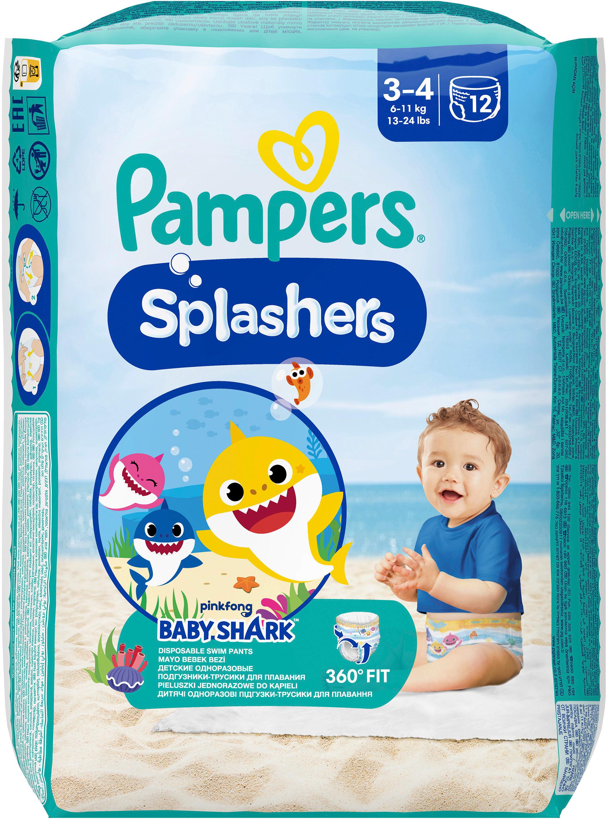 Produktbild Pampers Splashers Schwimmwindeln Gr. 3 6-11kg 2 von 12