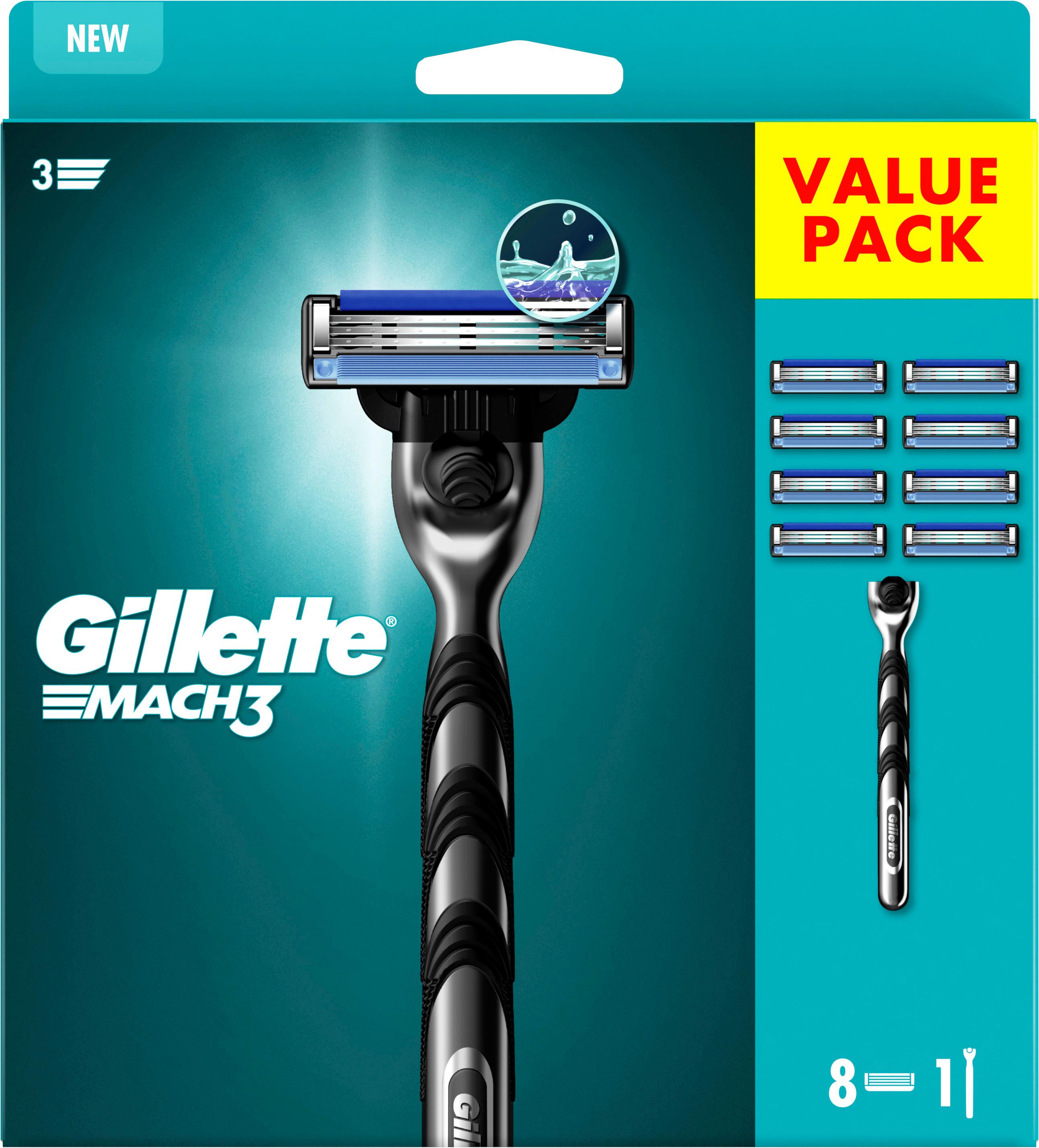 Gillette MACH3 Klingen 8 Stück + Handstück