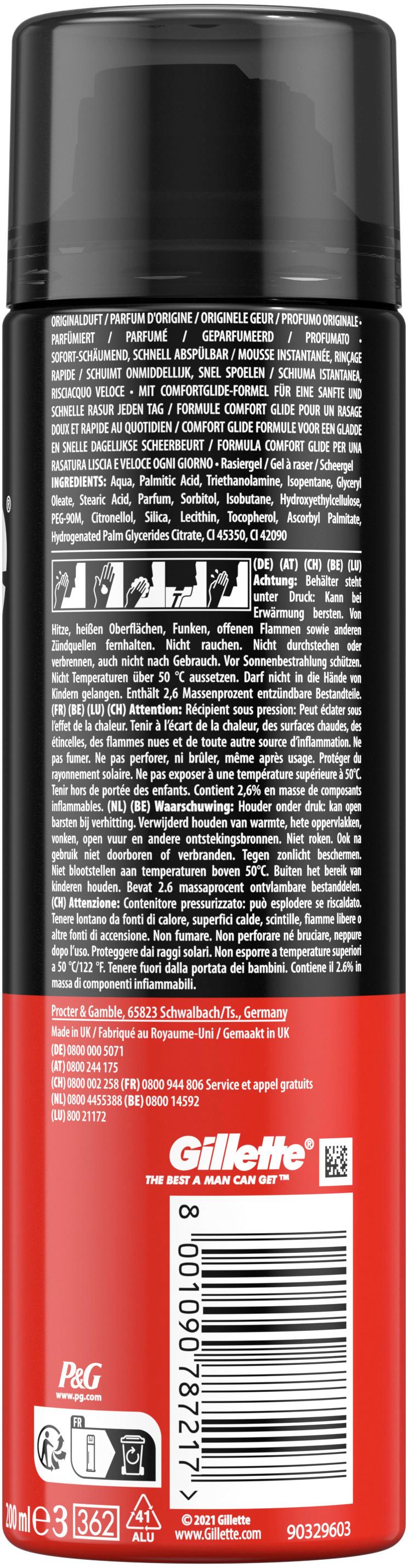 Produktbild Gillette Rasiergel Original Basis 200 ml 2 von 4