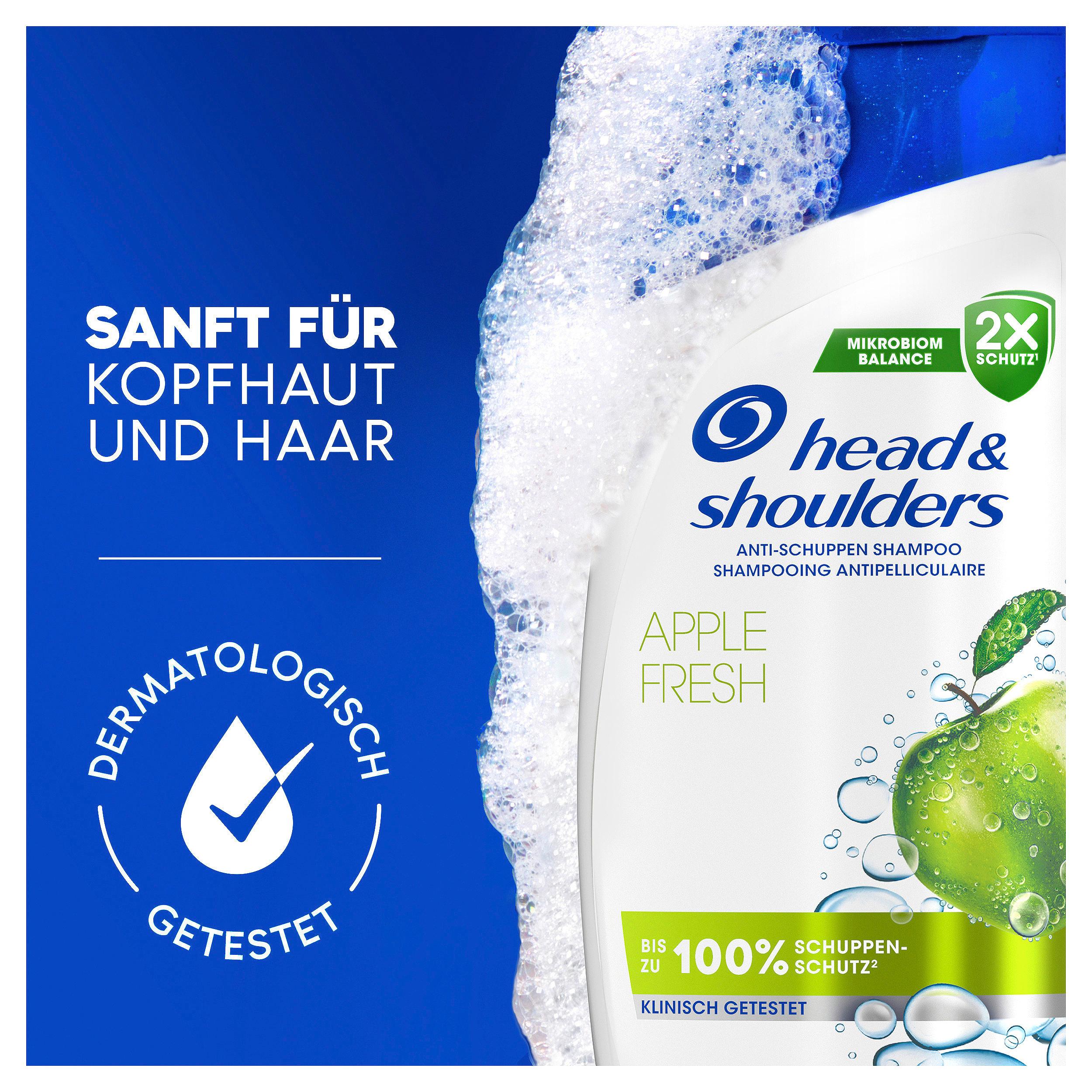 Produktbild head&shoulders Anti Schuppen Shampoo apple fresh 5 von 7