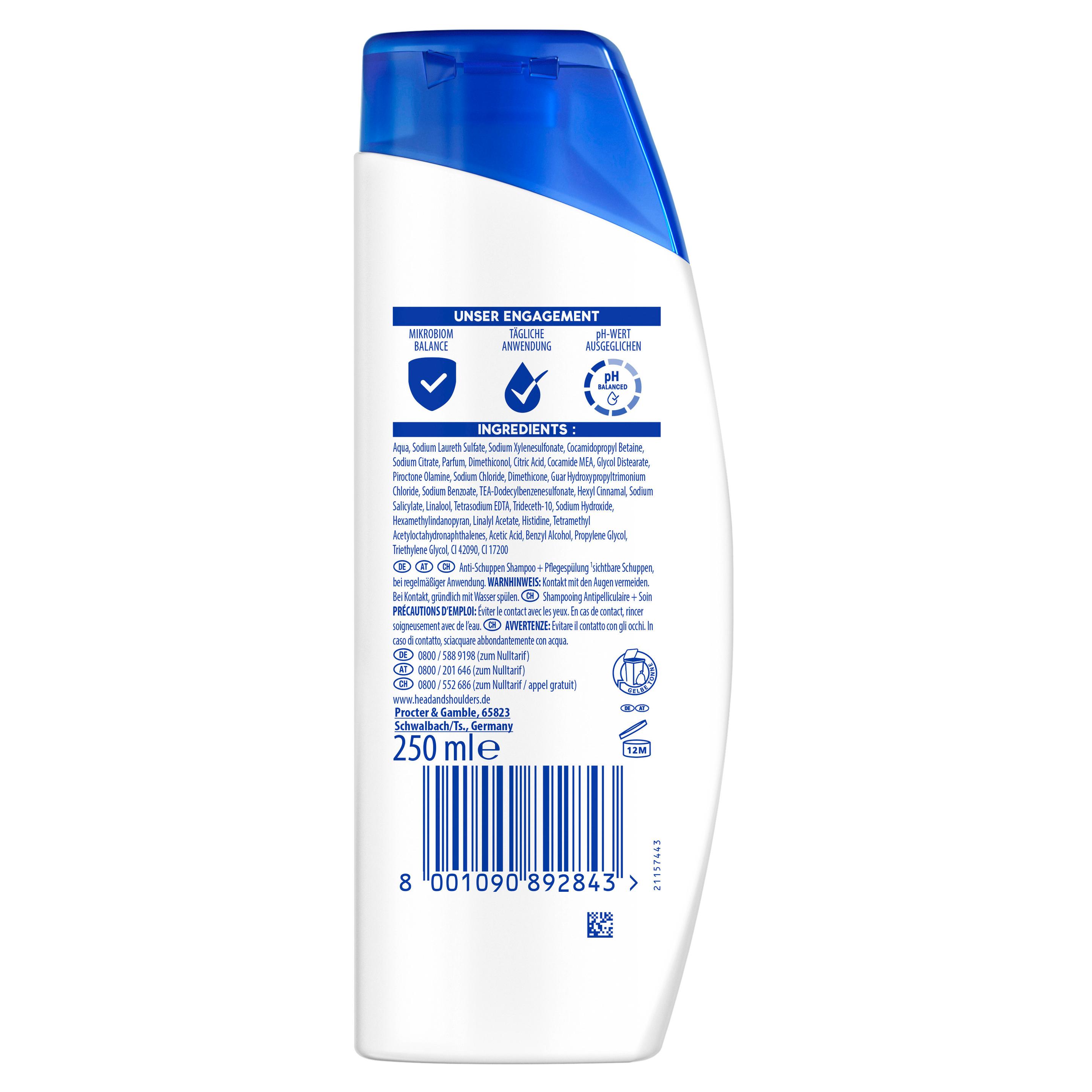 Produktbild head&shoulders Haarshampoo 2in1 classic clean 250ml 2 von 9