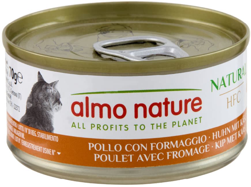 almo nature Katzennassfutter Adult Huhn + Käse