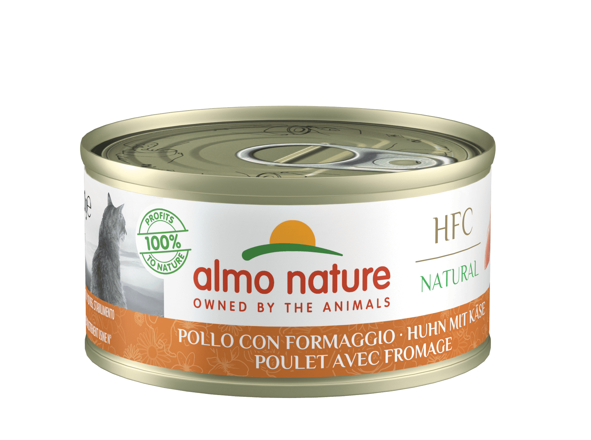 almo nature Katzennassfutter Cat Adult Huhn + Käse