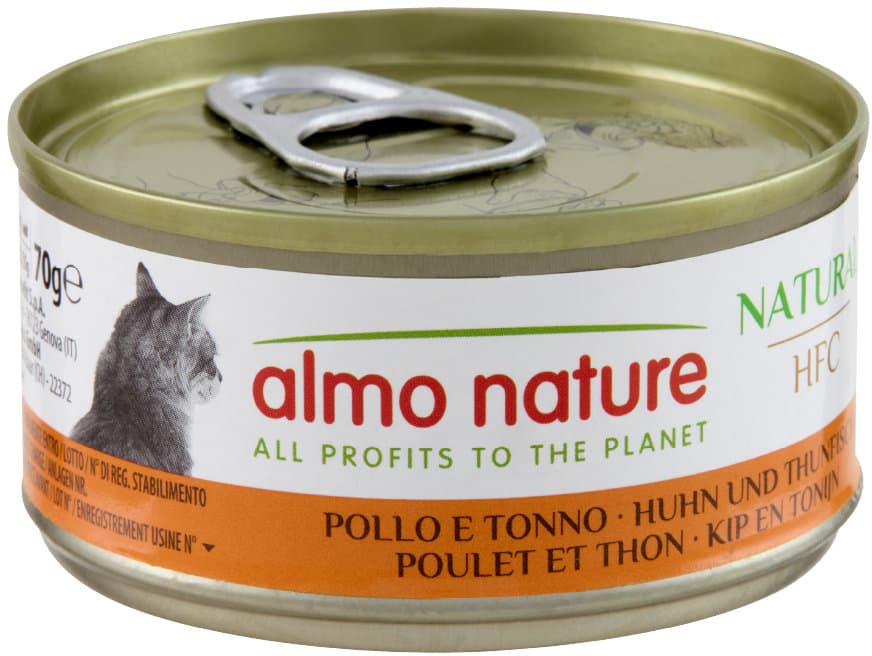 almo nature Katzennassfutter Adult Huhn + Thunfisch